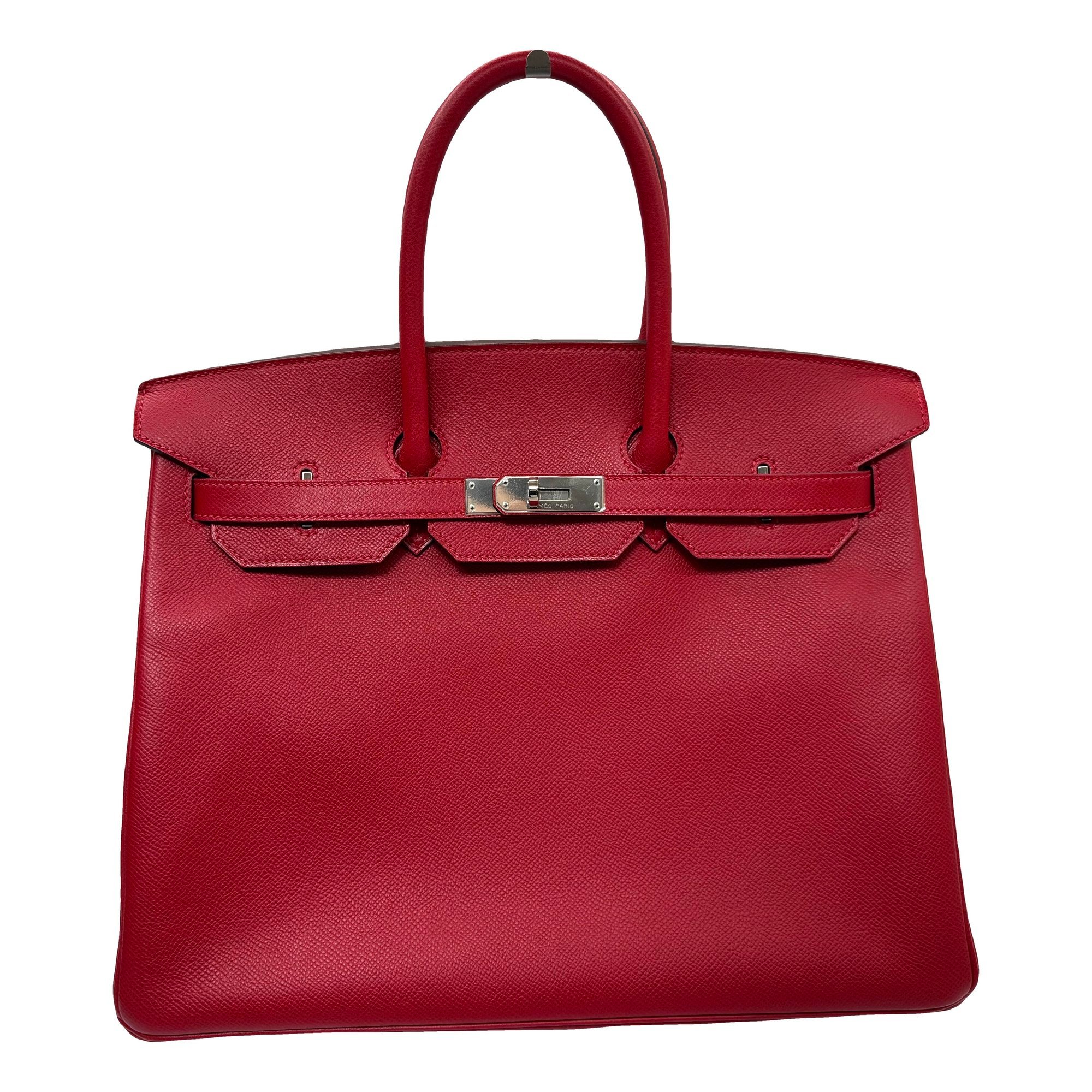 Birkin 35 leather handbag
