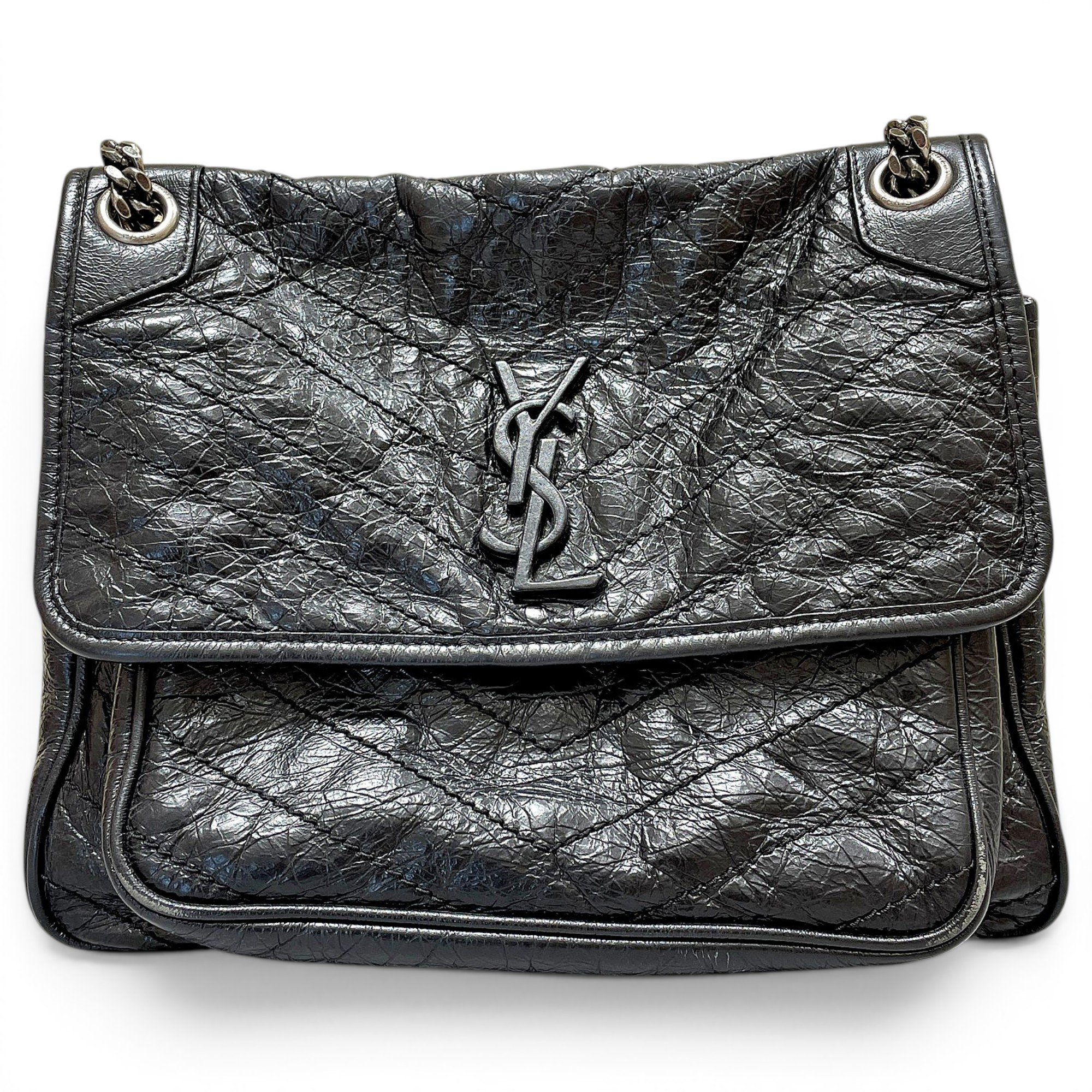 Niki leather crossbody bag