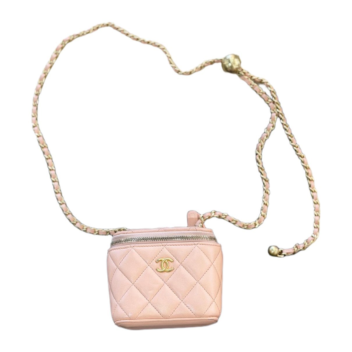 Trendy CC Vanity leather handbag