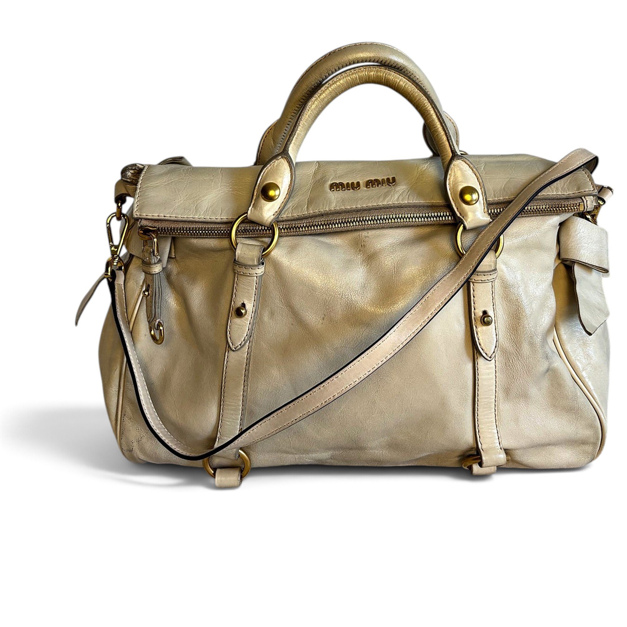 Vitello leather handbag