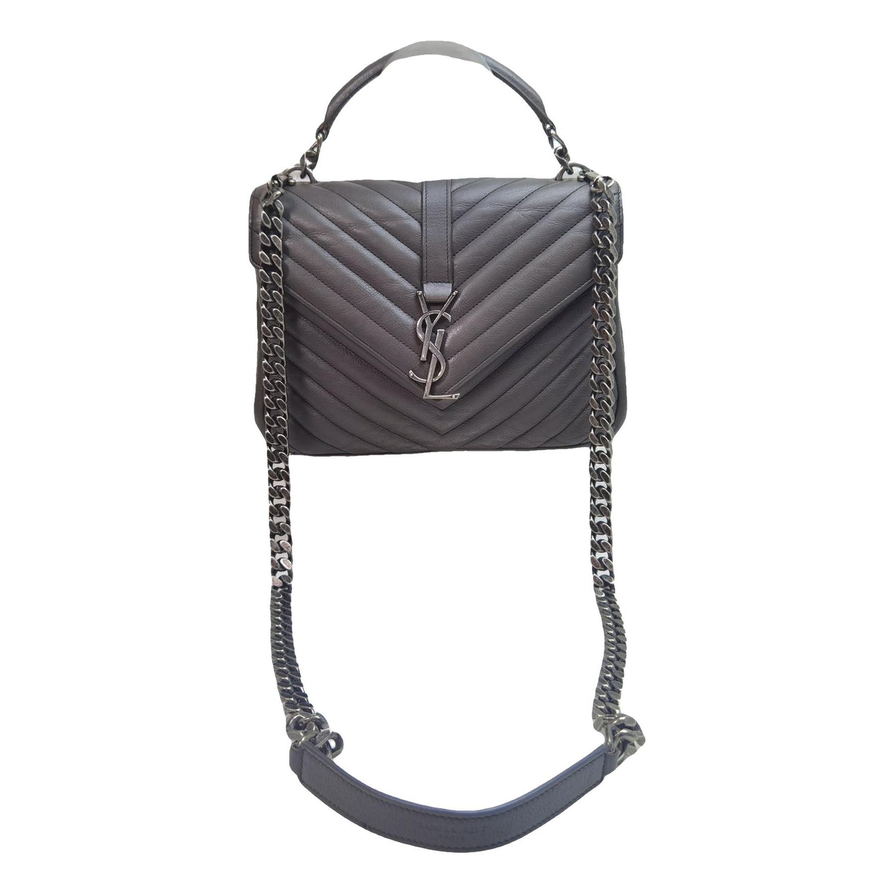 Collége monogramme leather handbag