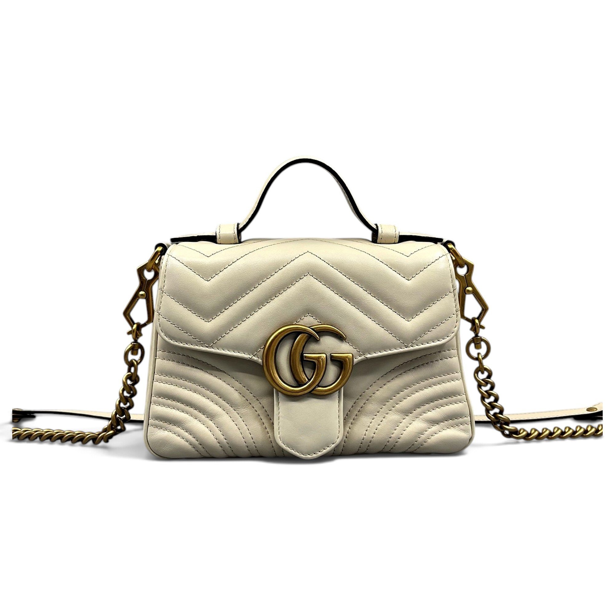 Gucci GG Marmont Flap leather handbag
