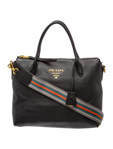 Vitello Daino Leather Top Handle Bag