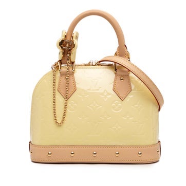 Louis Vuitton Patent Leather Monogram Vernis Hairclip Alma