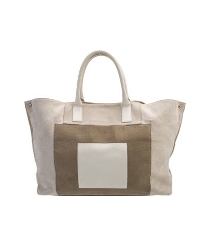 Akris Canvas Top Handle Bag