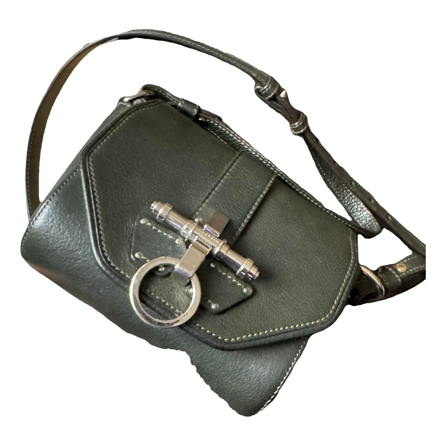 Obsedia leather crossbody bag