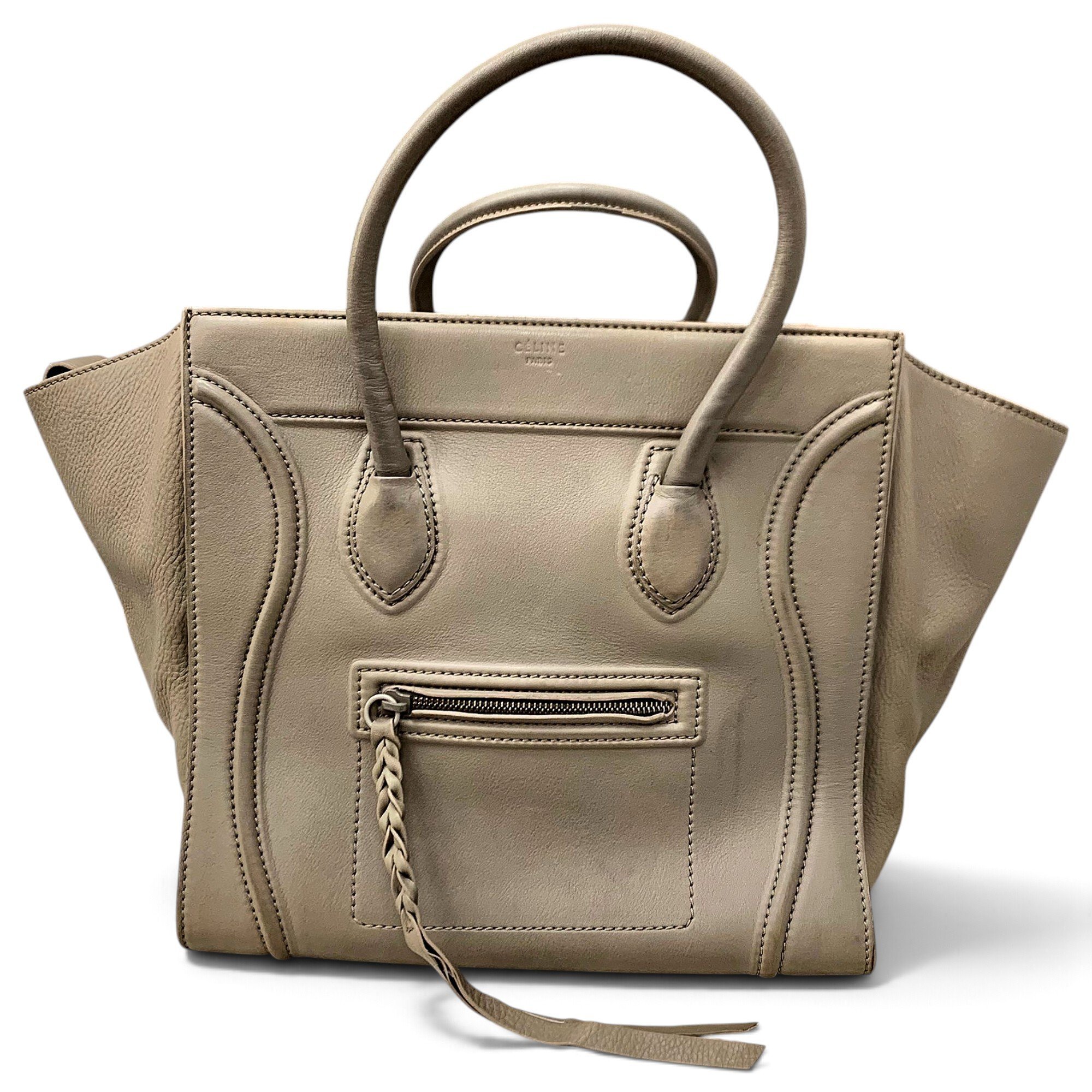 Celine Luggage Phantom leather handbag