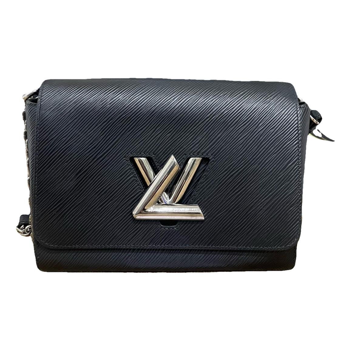 Twist leather handbag