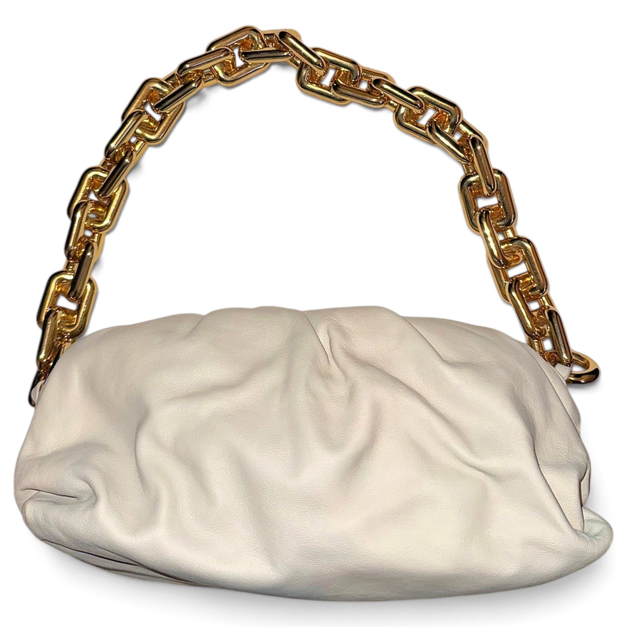 Chain Pouch leather handbag