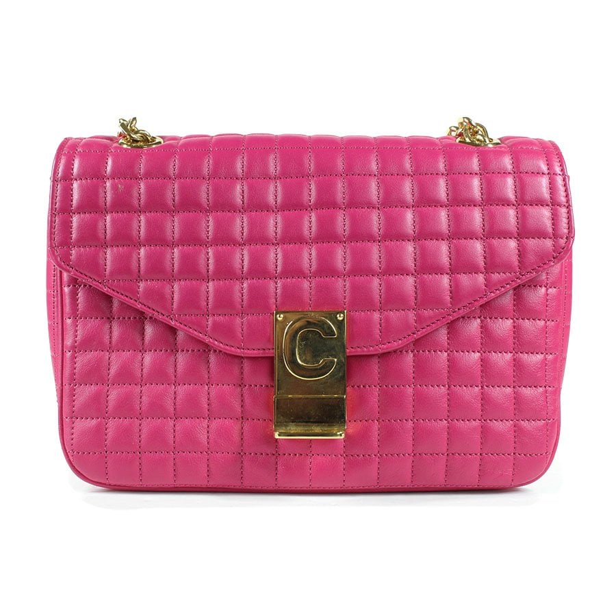 C bag leather crossbody bag