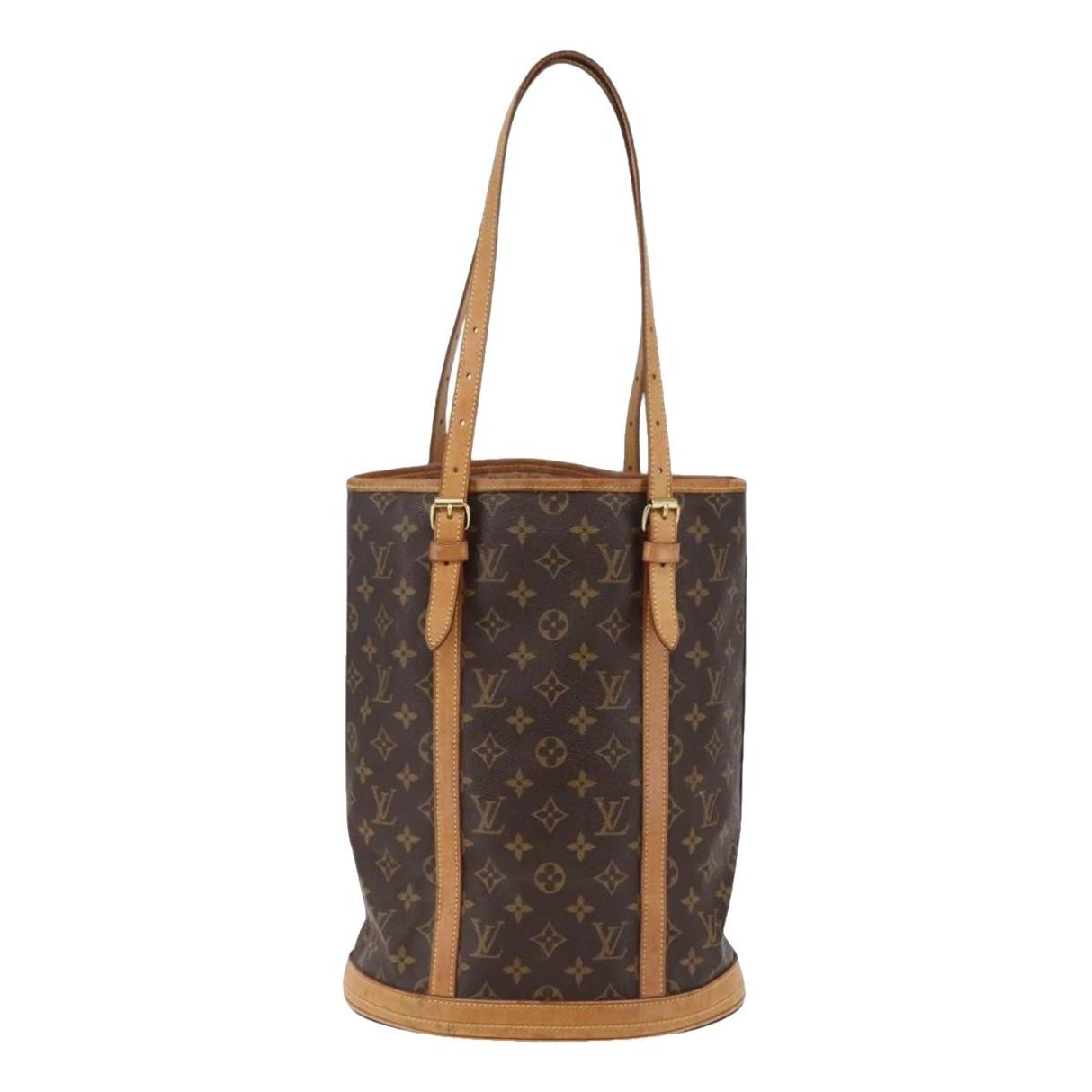 Bucket leather handbag