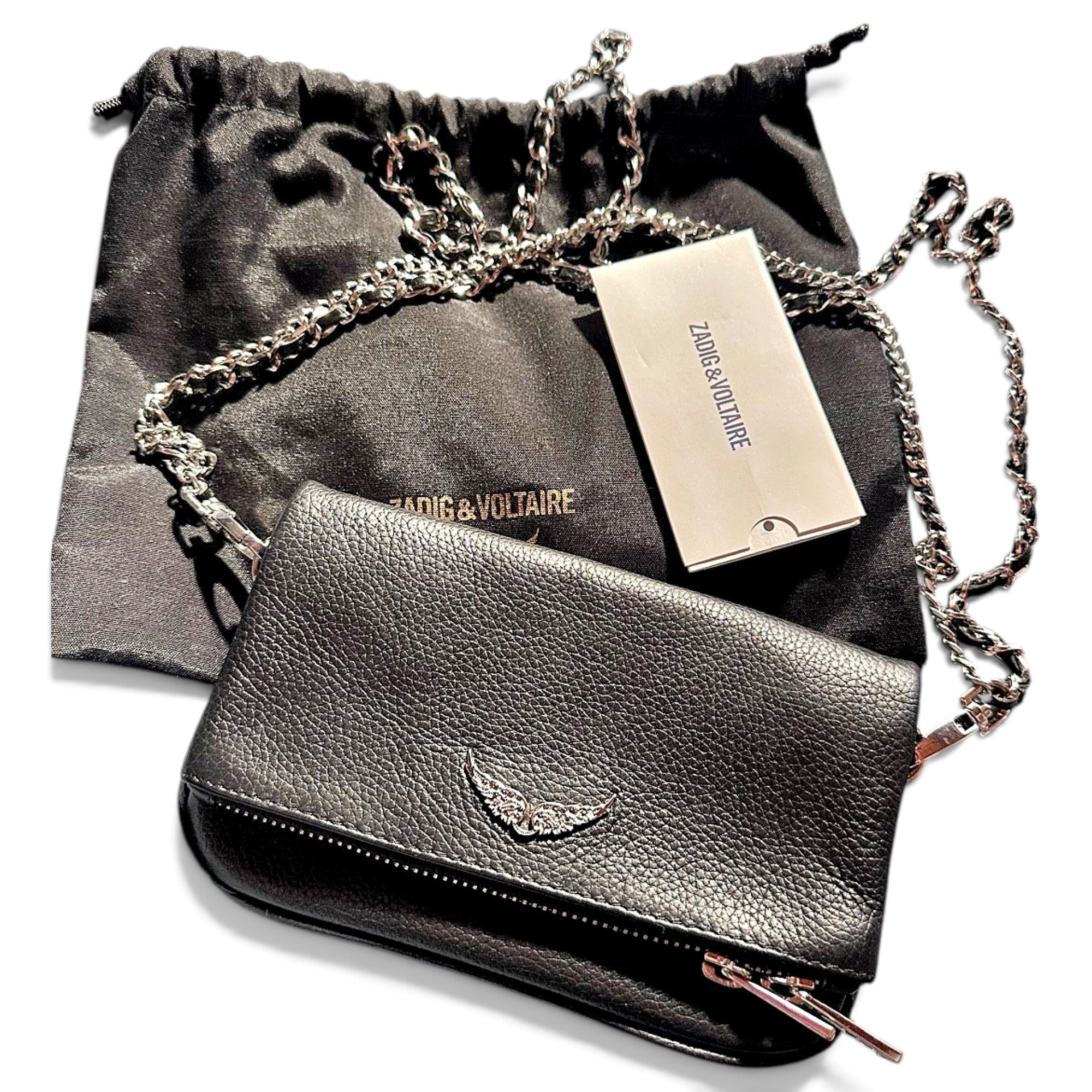 Rock leather crossbody bag