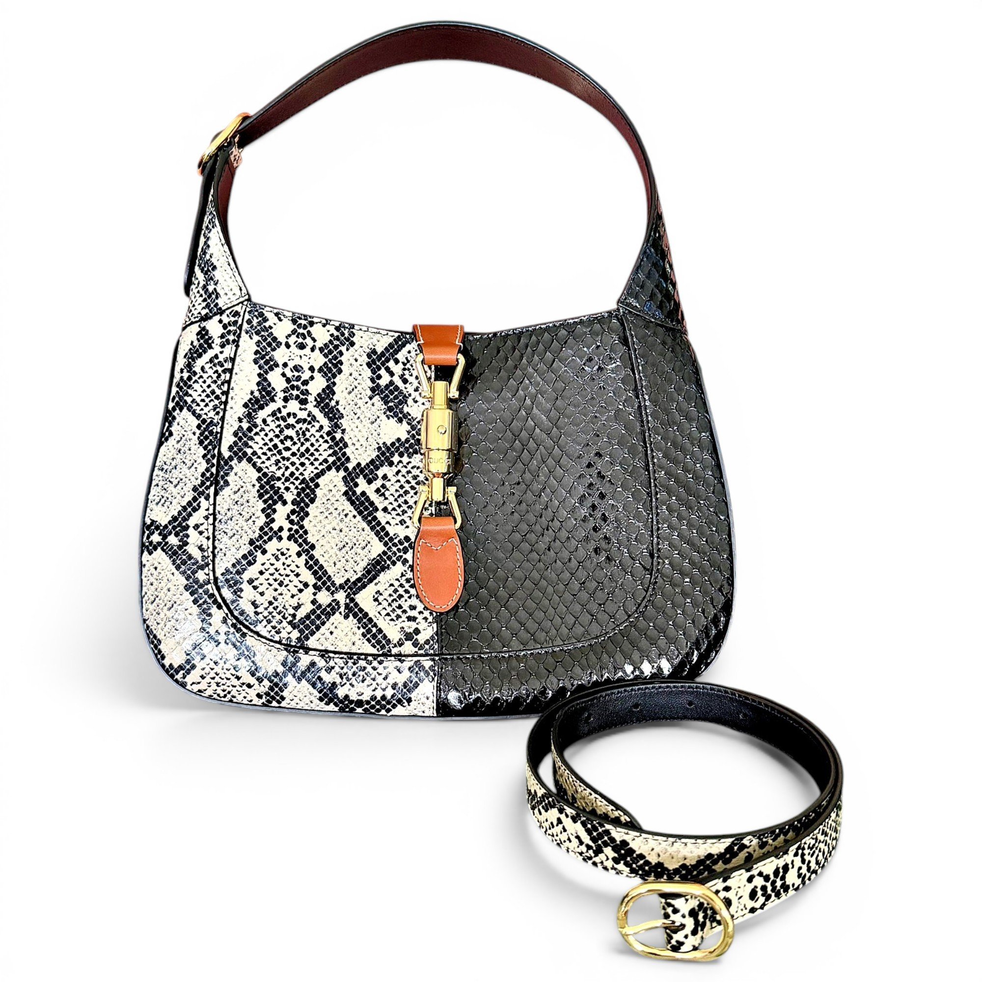 Jackie 1961 python handbag