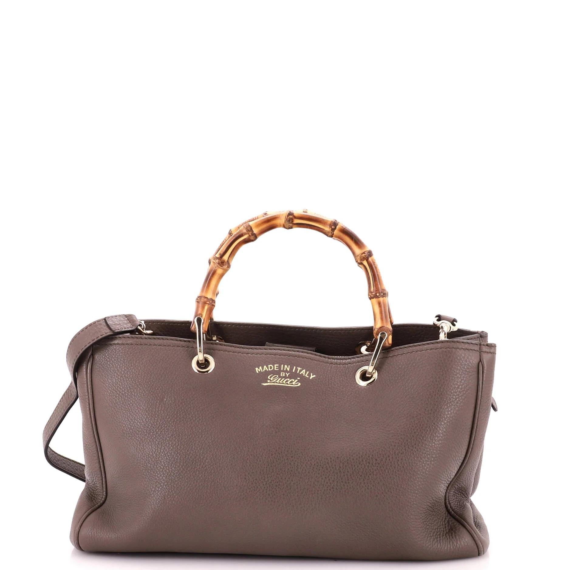 Leather tote