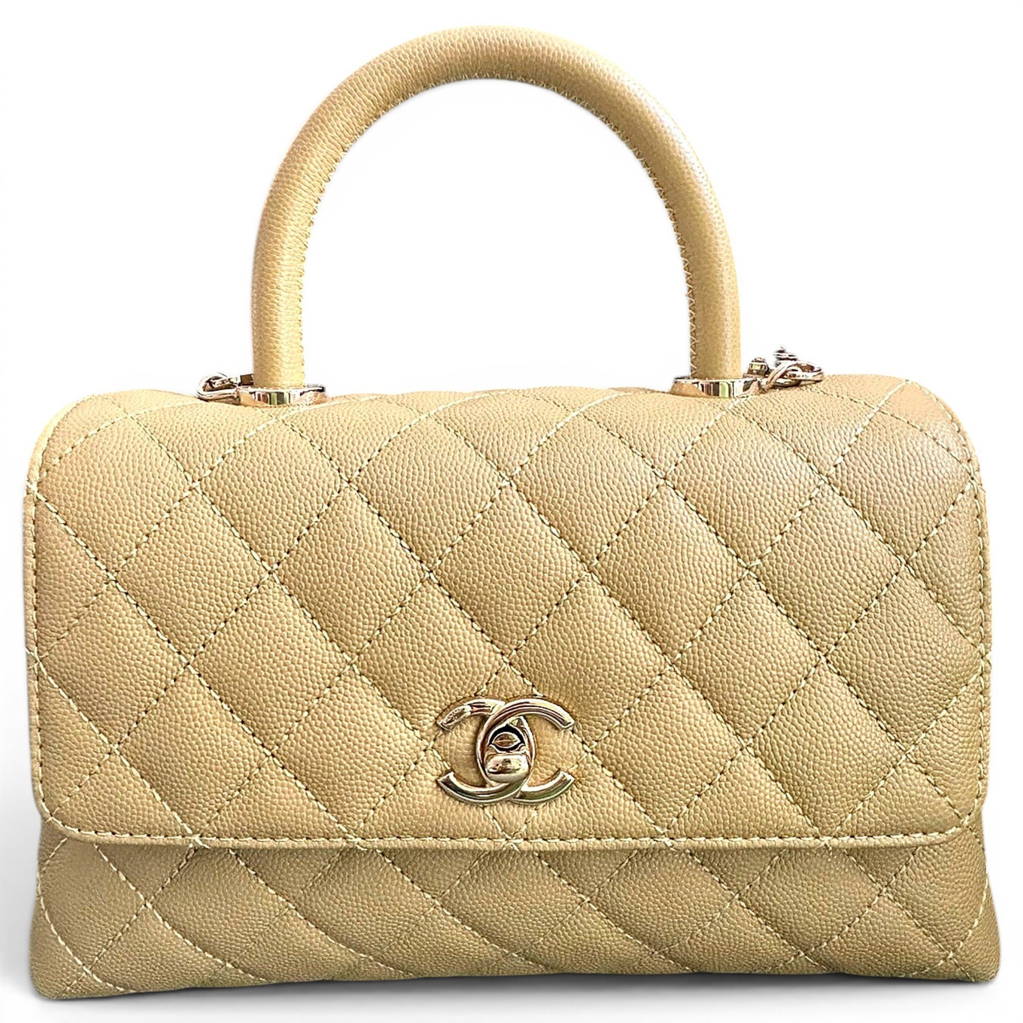Coco Handle leather handbag