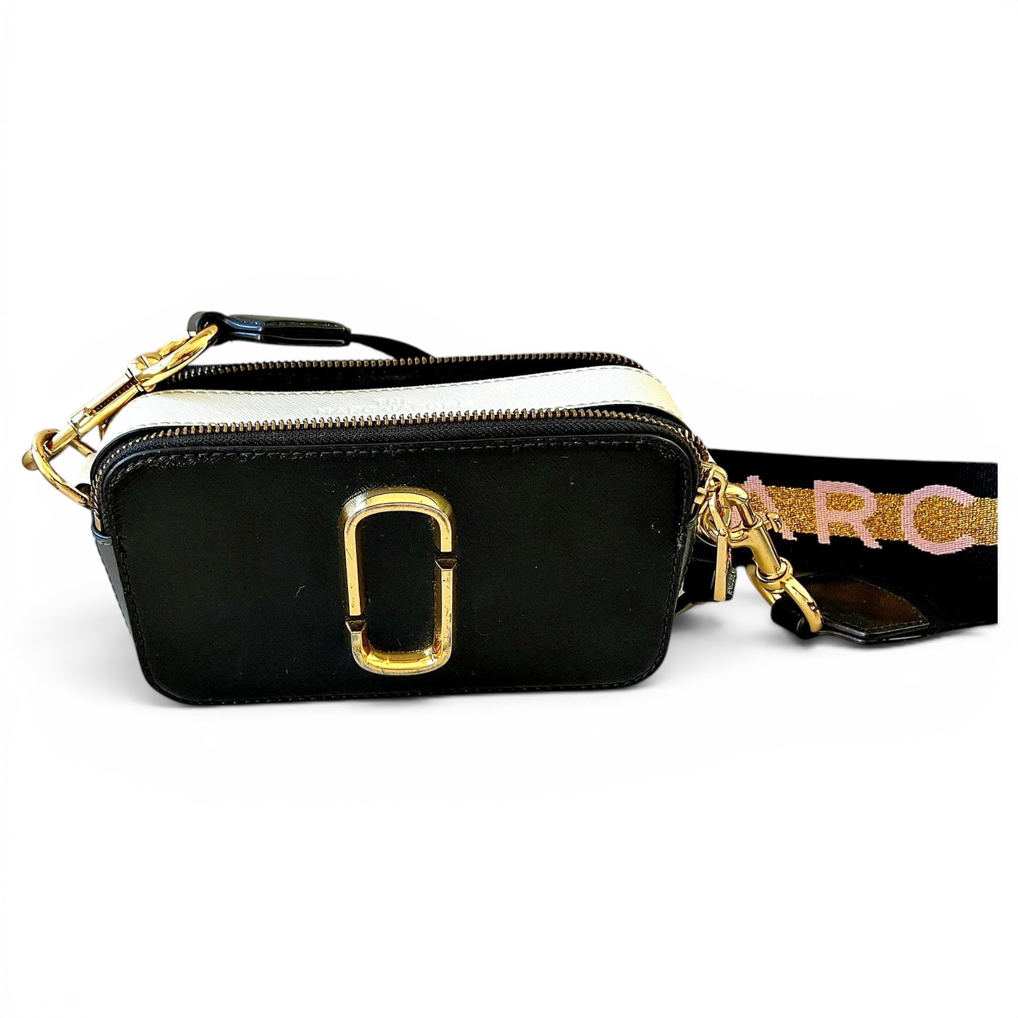 Snapshot leather crossbody bag