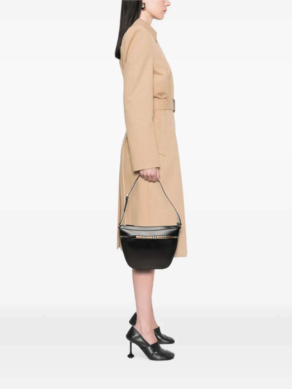 2000-2017 House Check Trimmed Leather shoulder bag