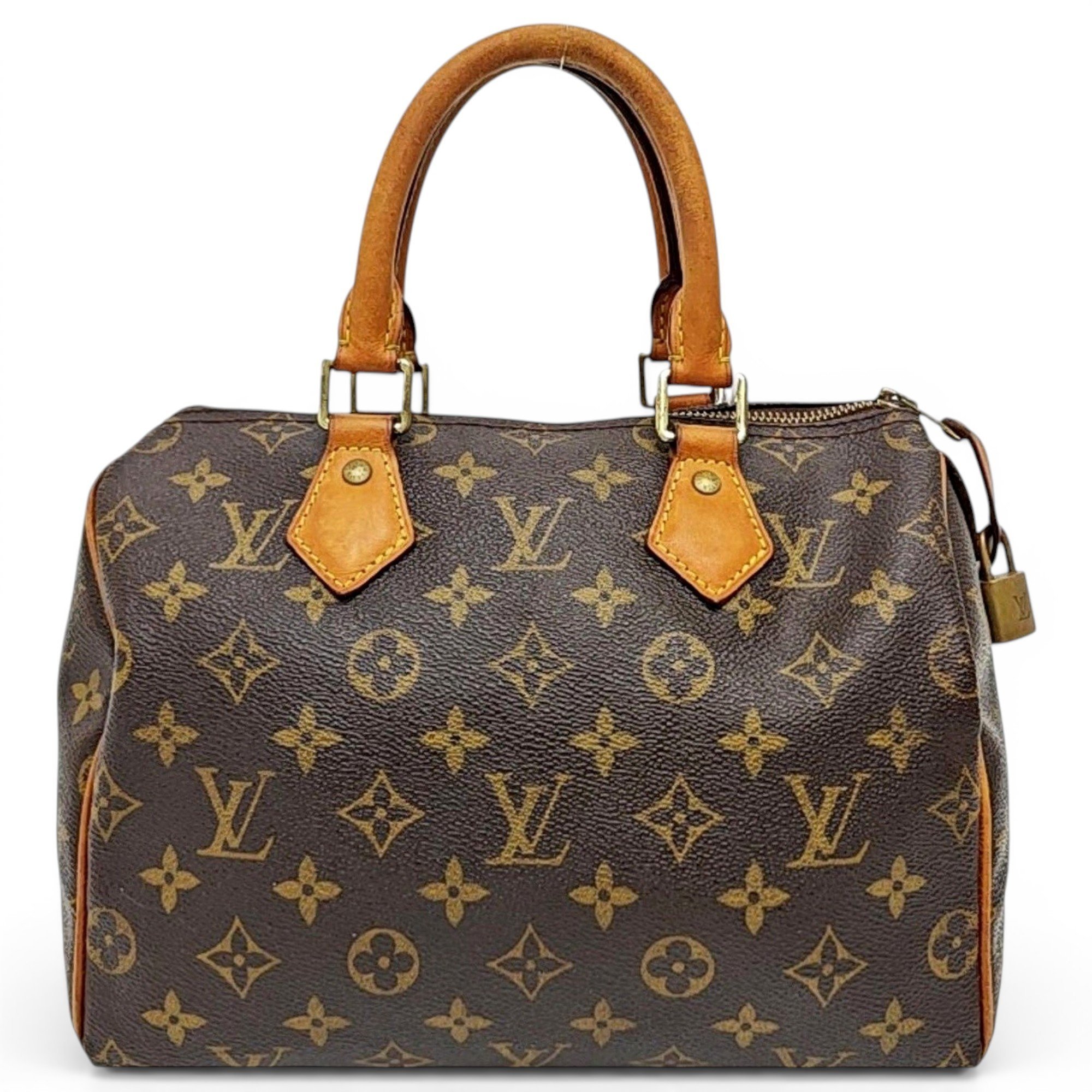 Nano Speedy / Mini HL leather handbag