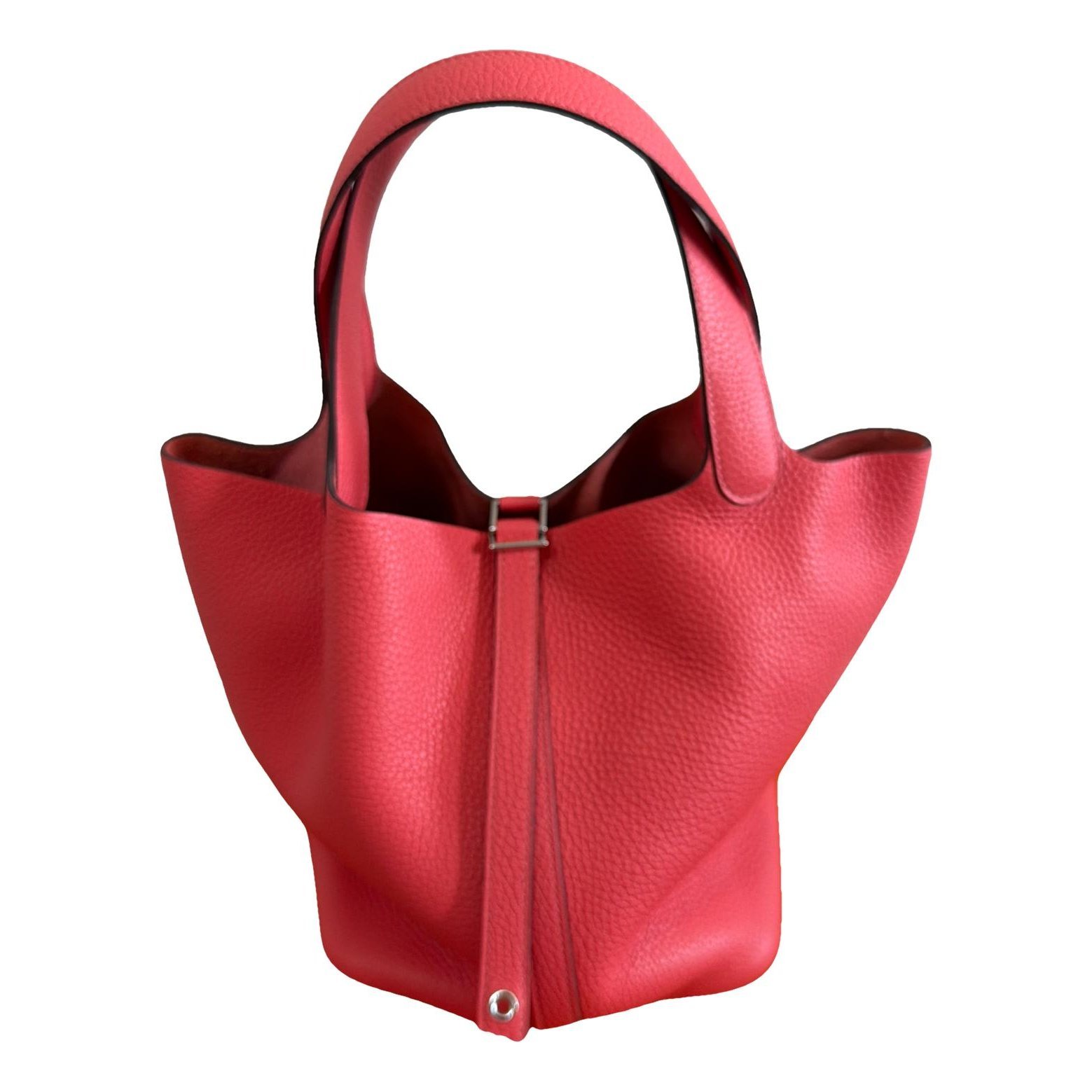 Picotin leather tote