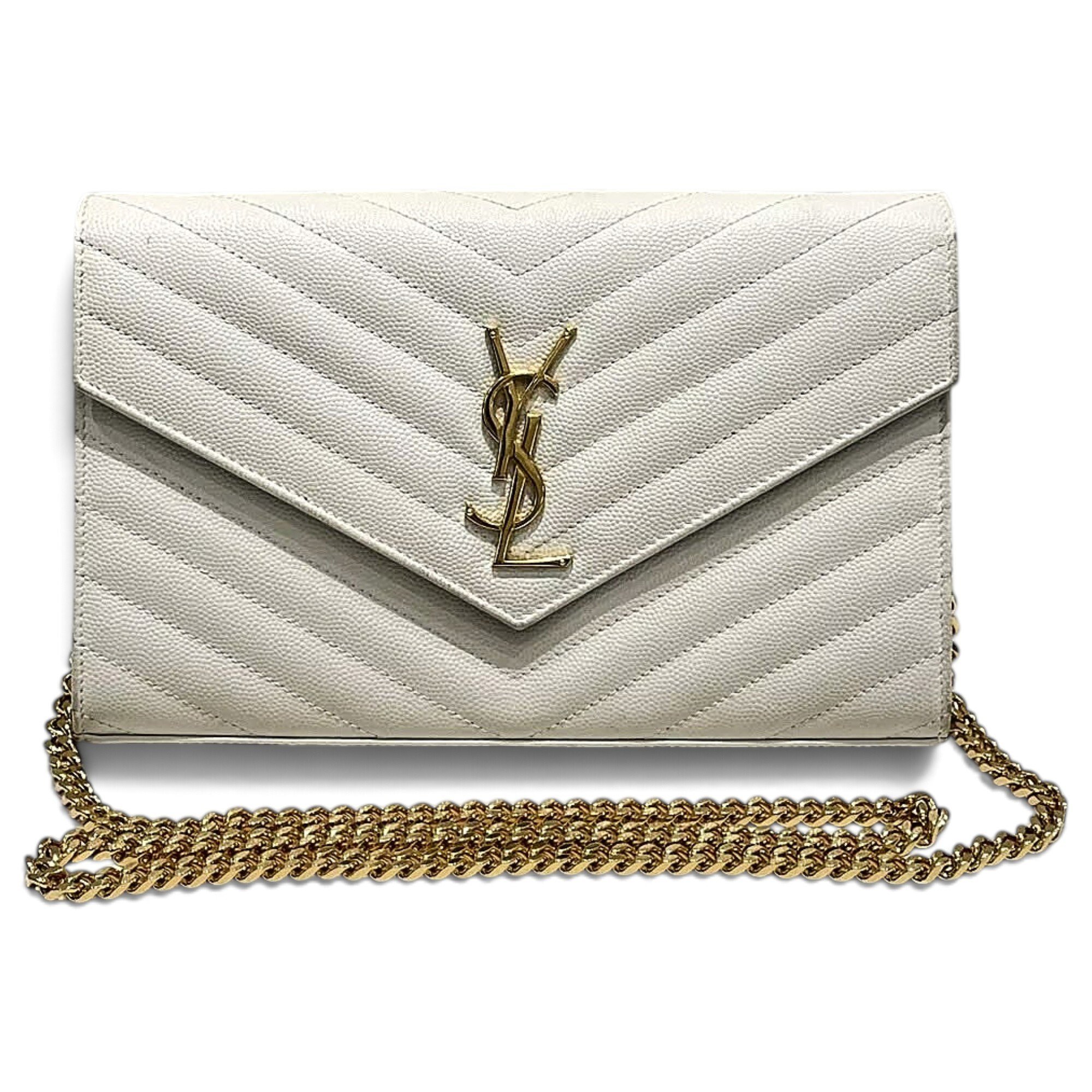Portefeuille enveloppe leather handbag