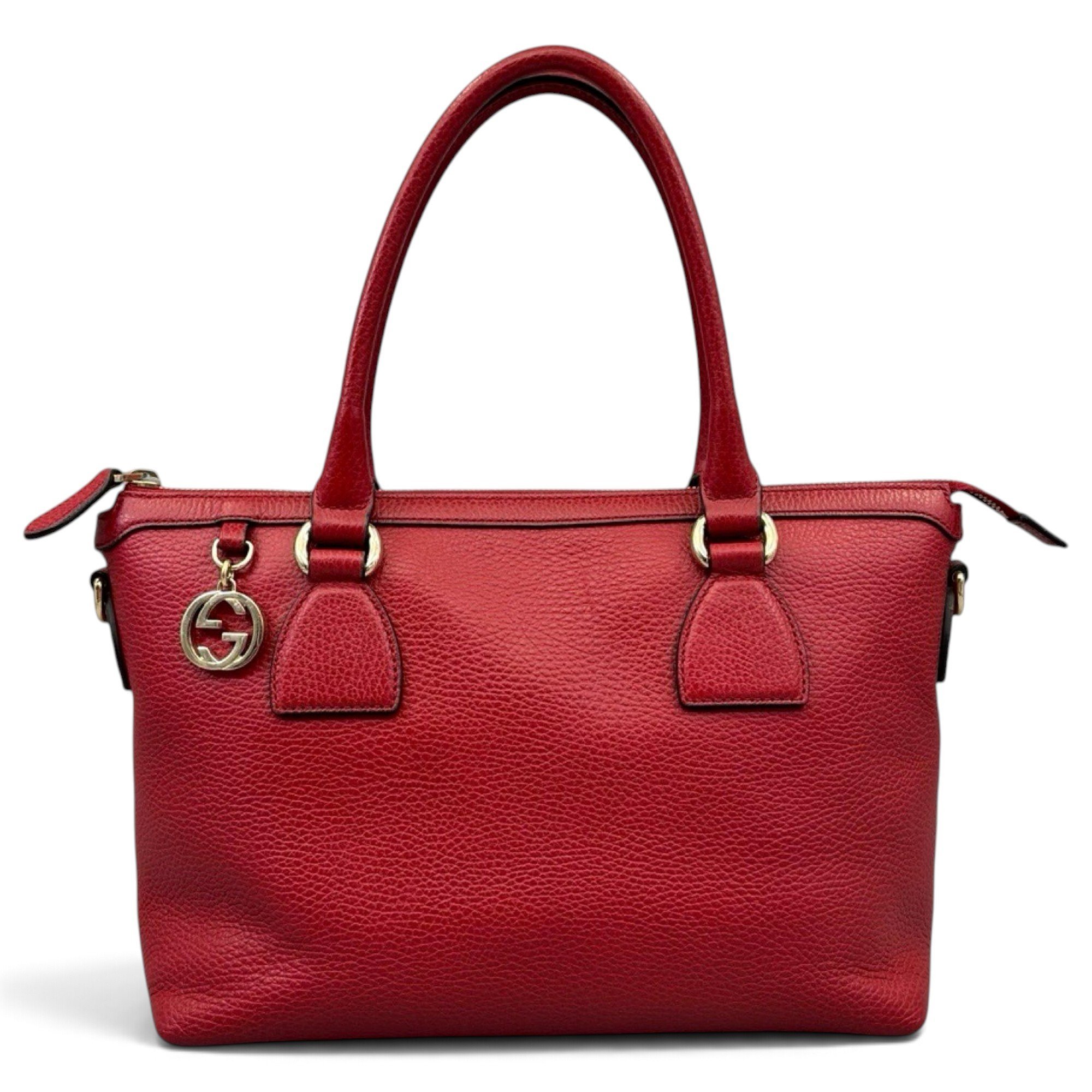 Leather tote
