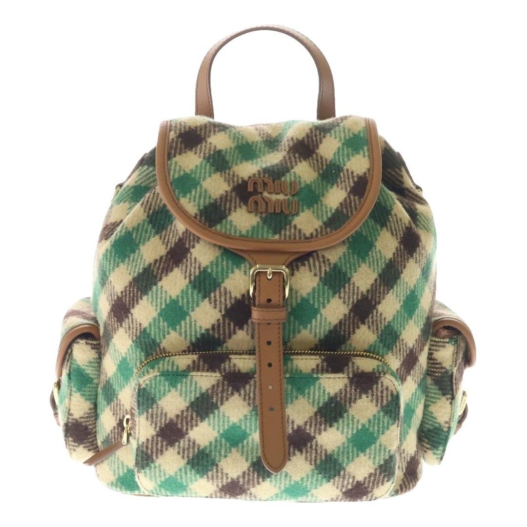 Leather backpack