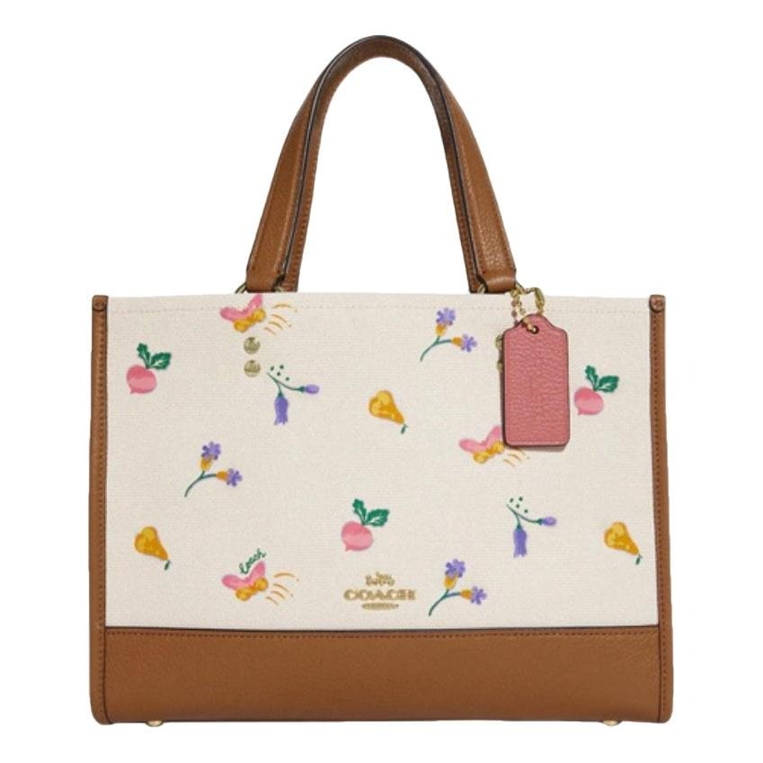 Leather tote