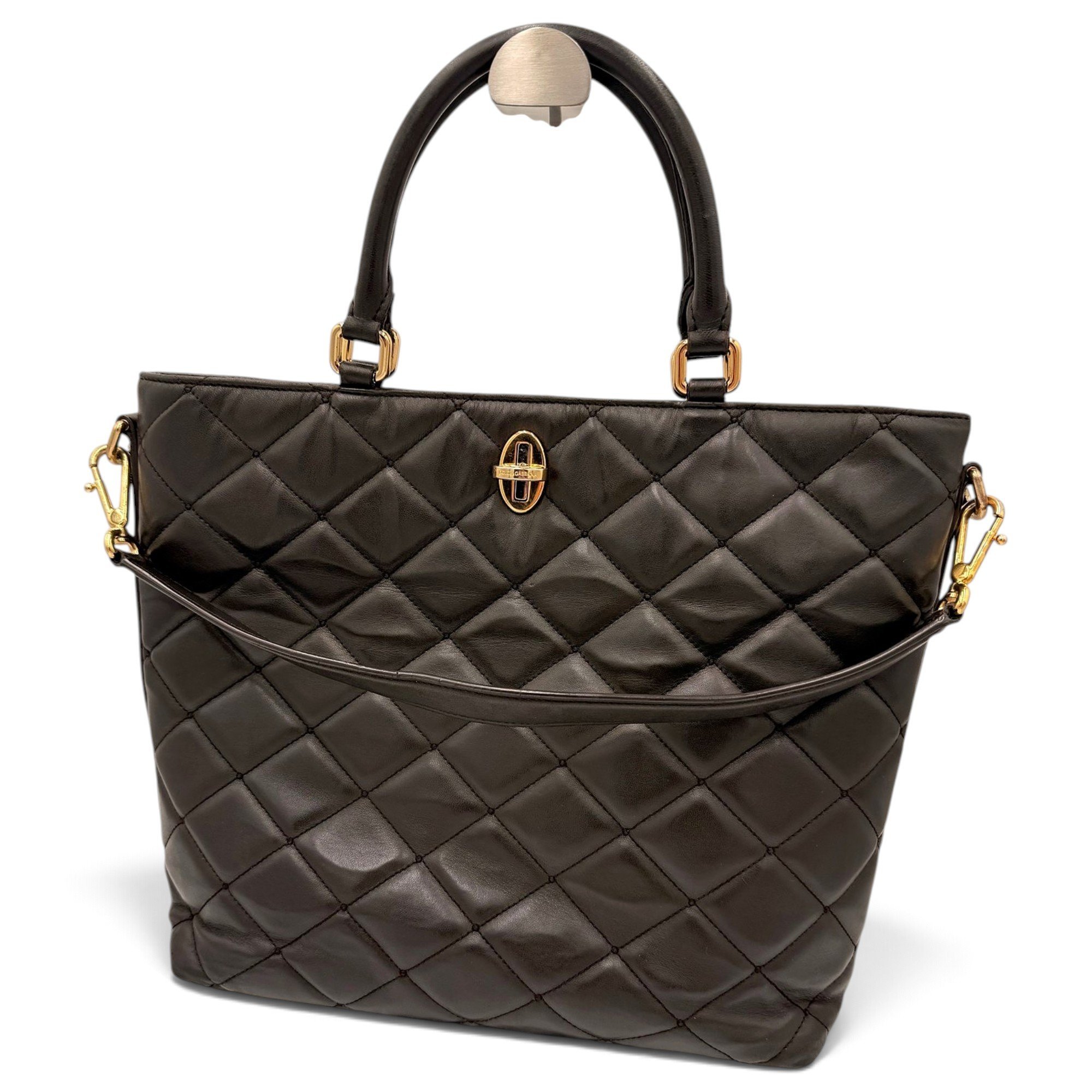 Welcome leather tote
