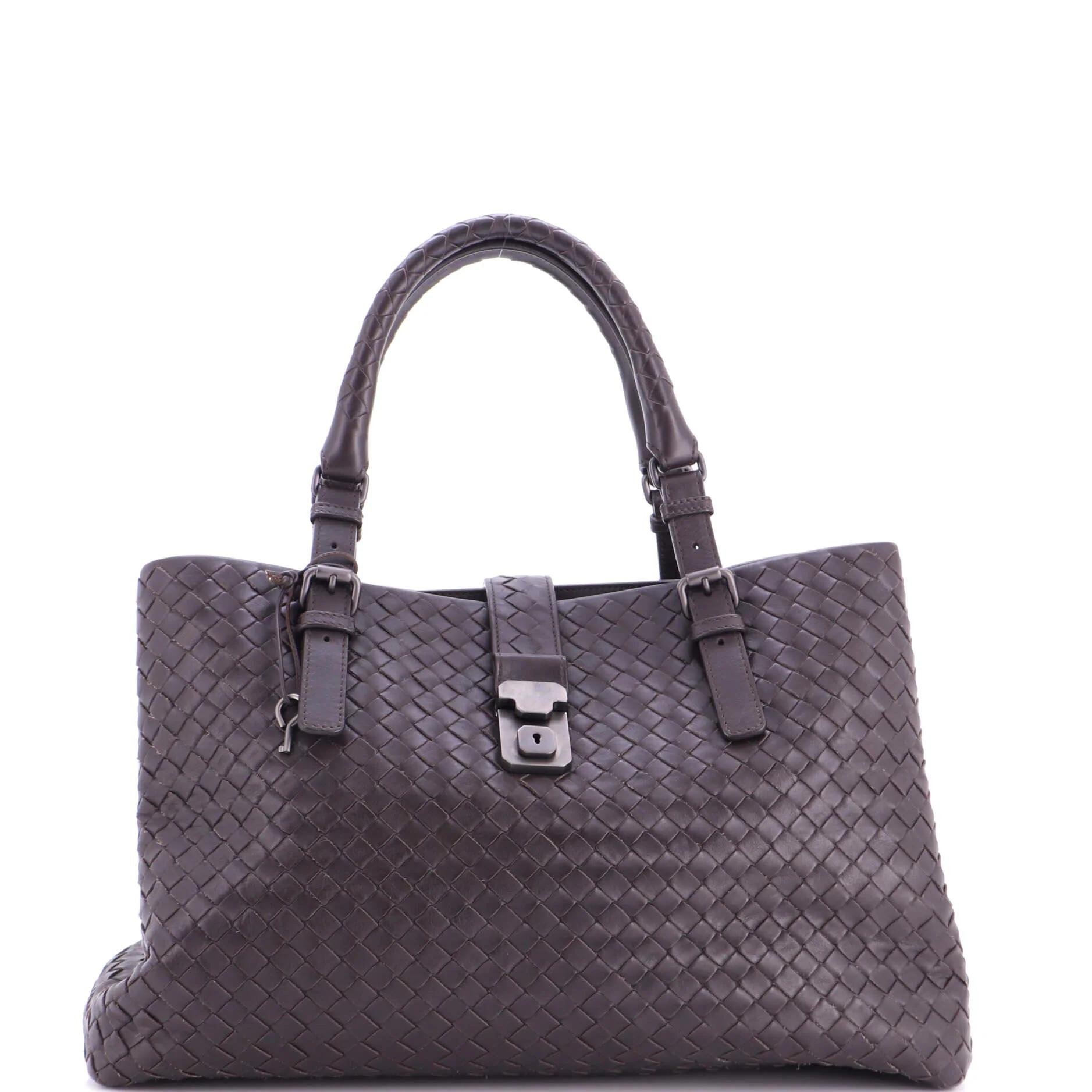 Leather tote