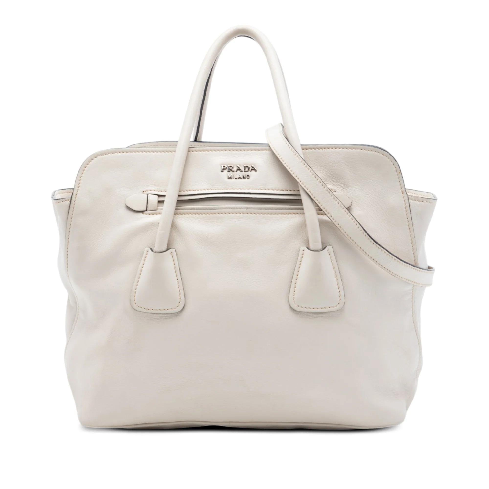 Soft leather satchel