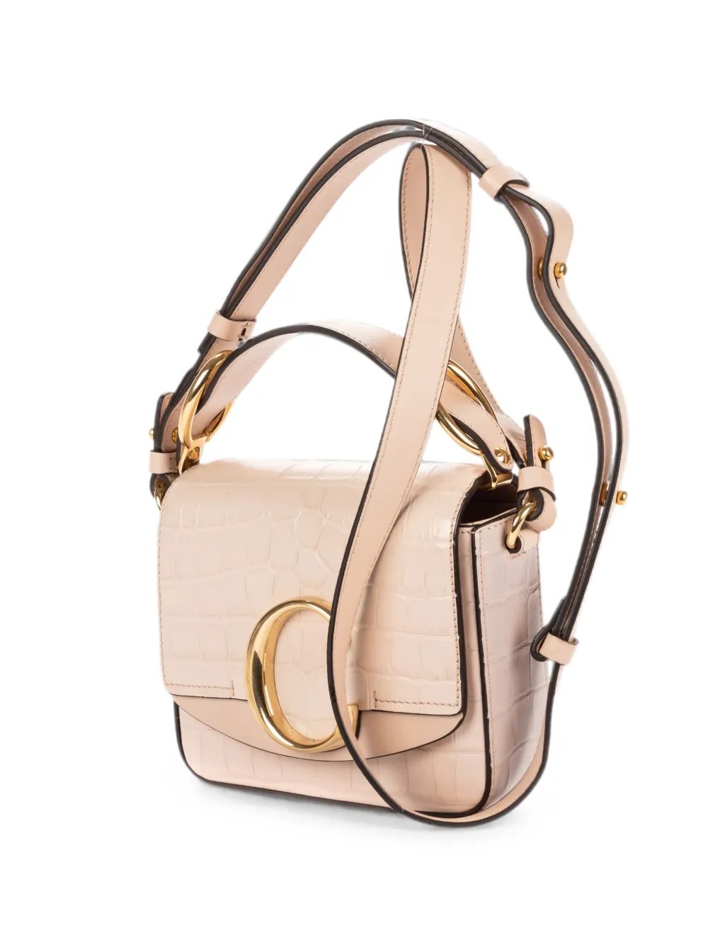  croc-effect tote bag
