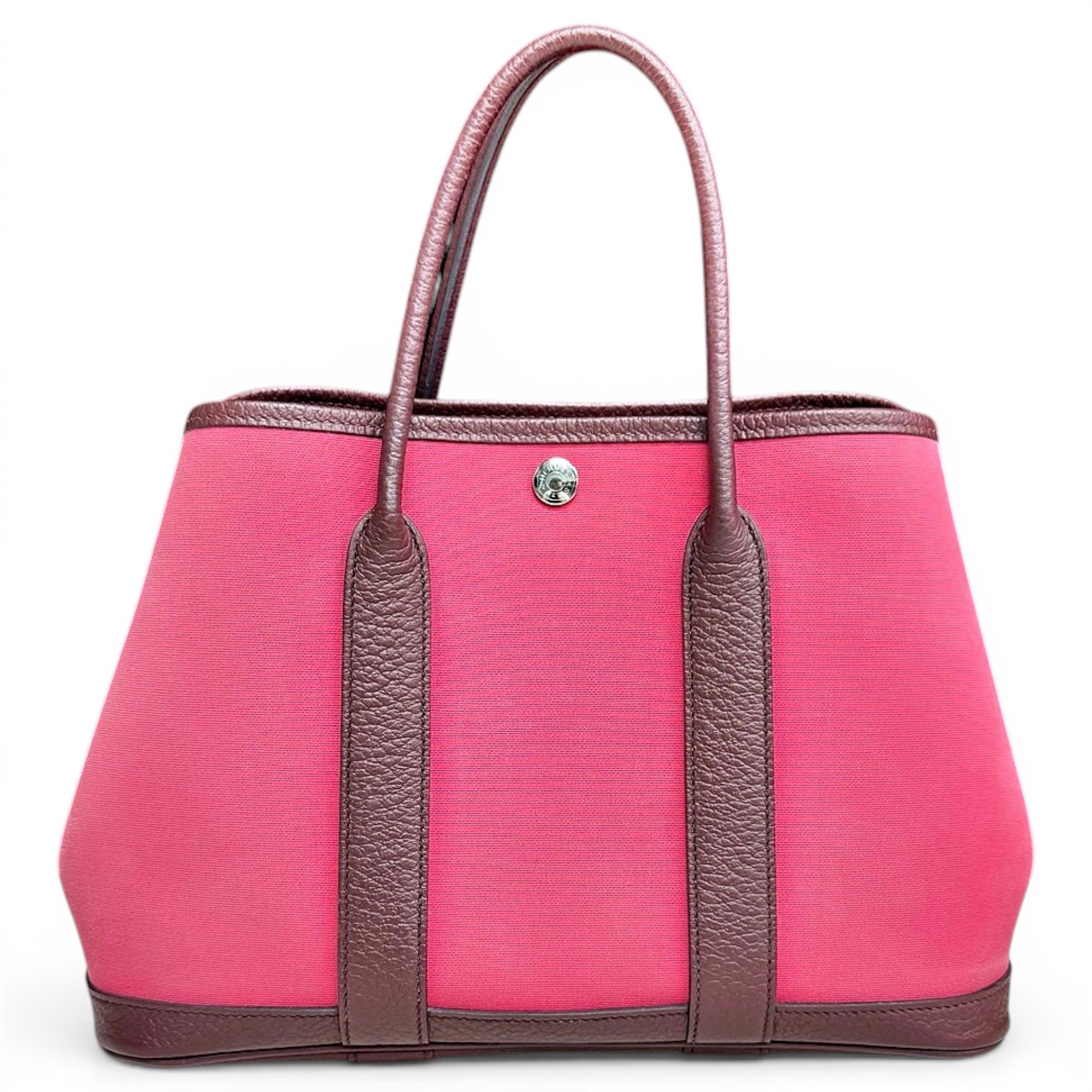 Garden Party leather handbag