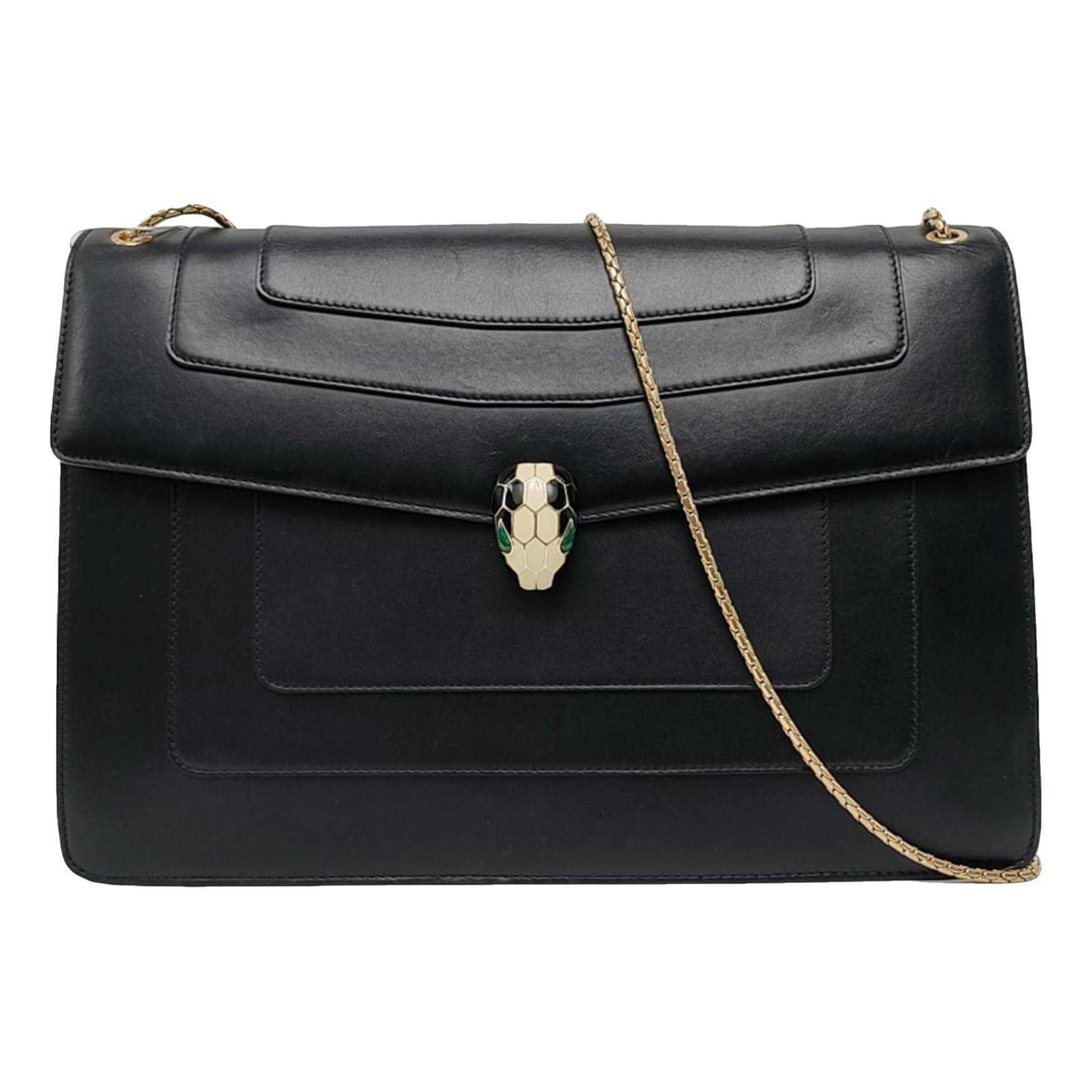 Bvlgari Serpenti leather crossbody bag