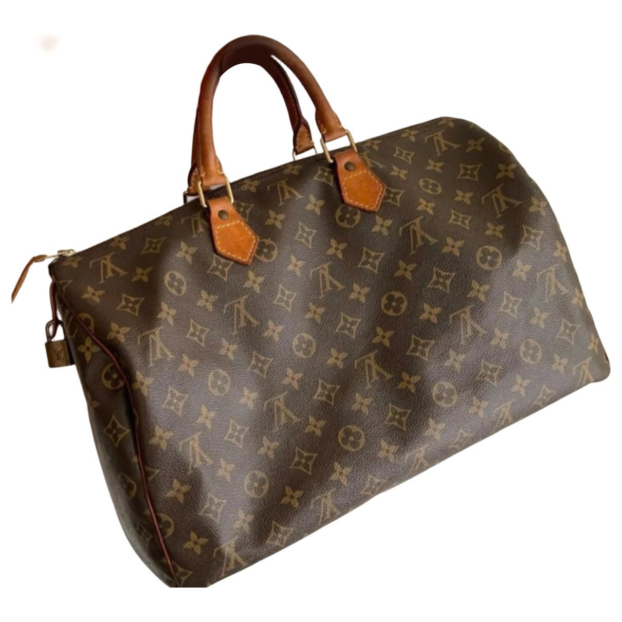 Speedy leather handbag