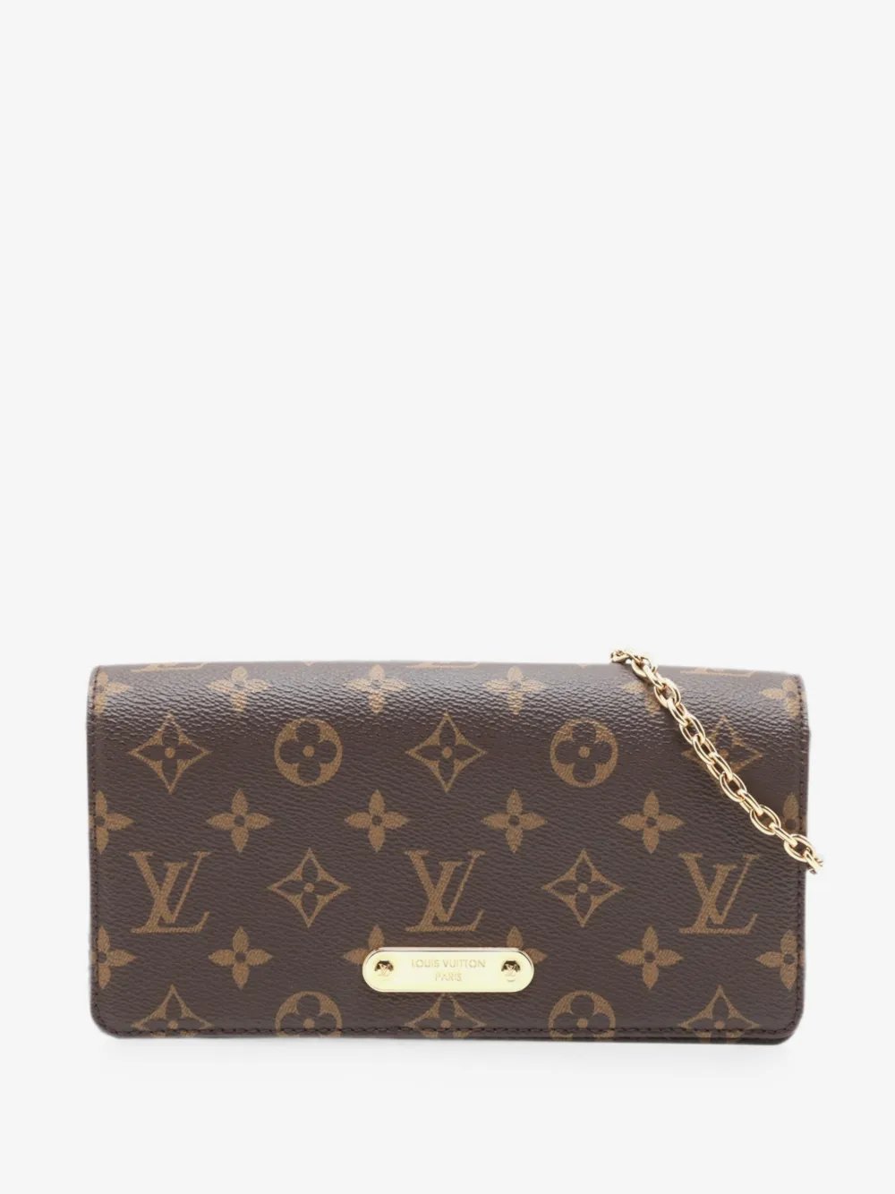 2021-2026 Monogram Lily Wallet On Chain satchel