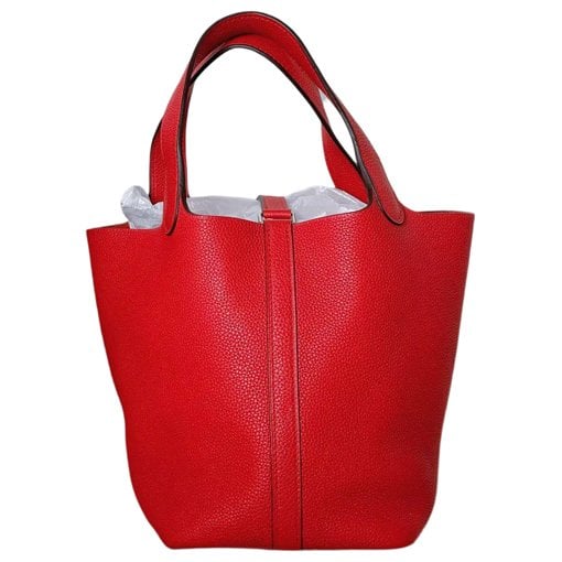Picotin leather handbag
