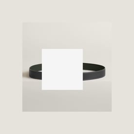 Destrier belt buckle & Reversible leather strap 32 mm