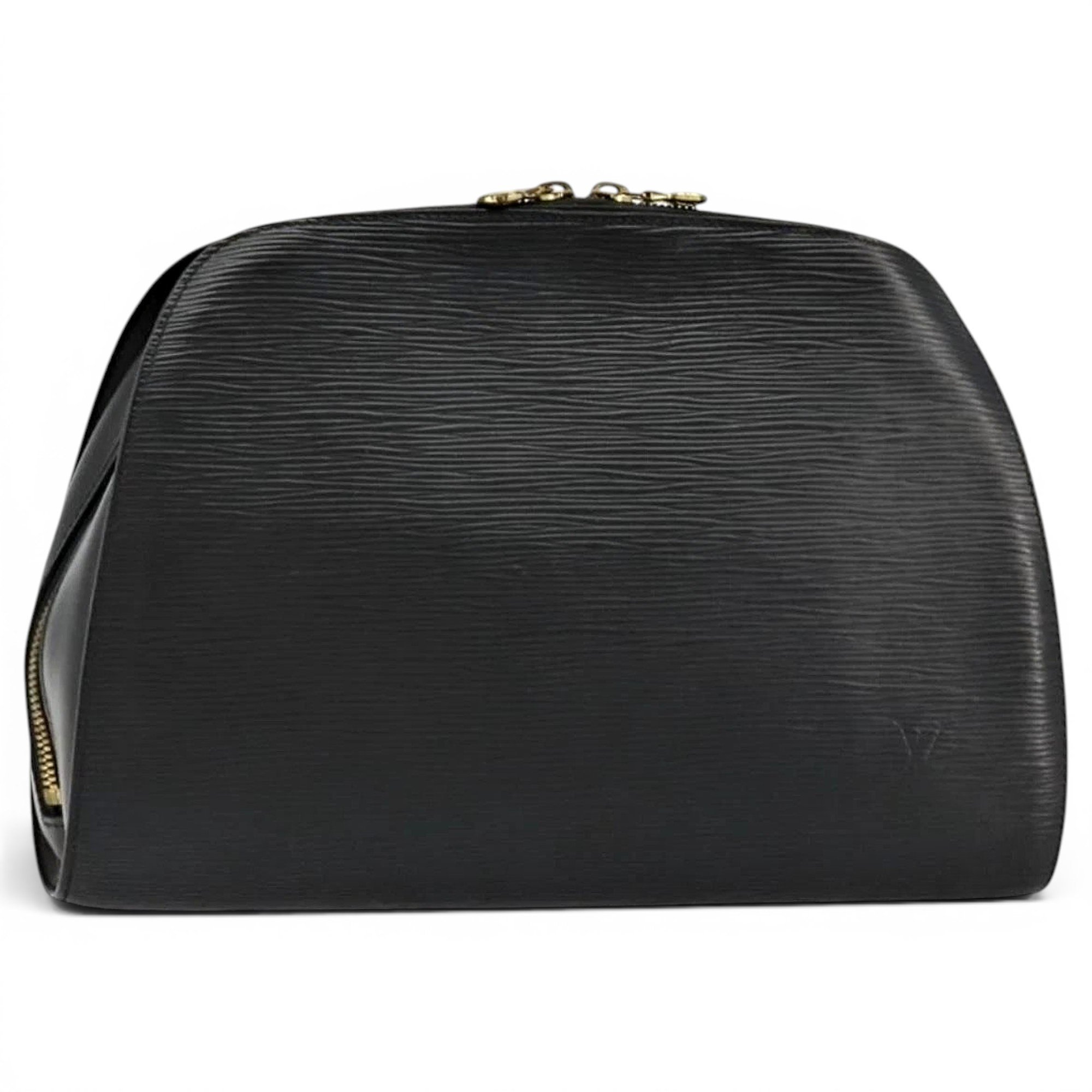 Leather clutch bag