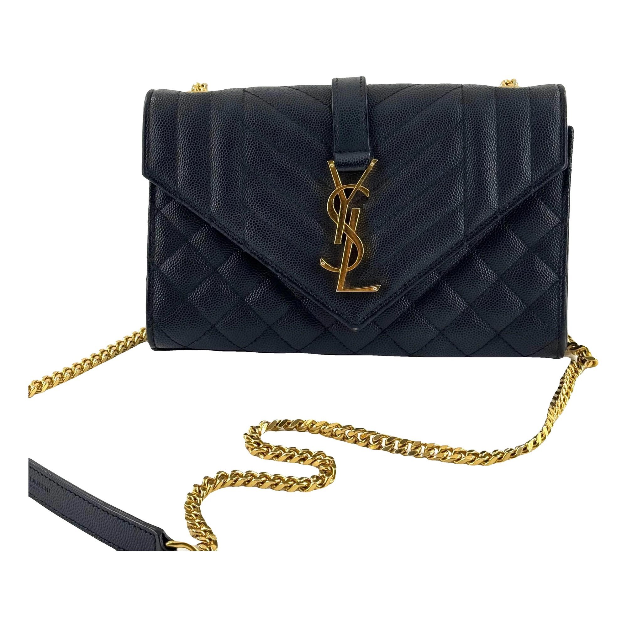 Envelope leather crossbody bag