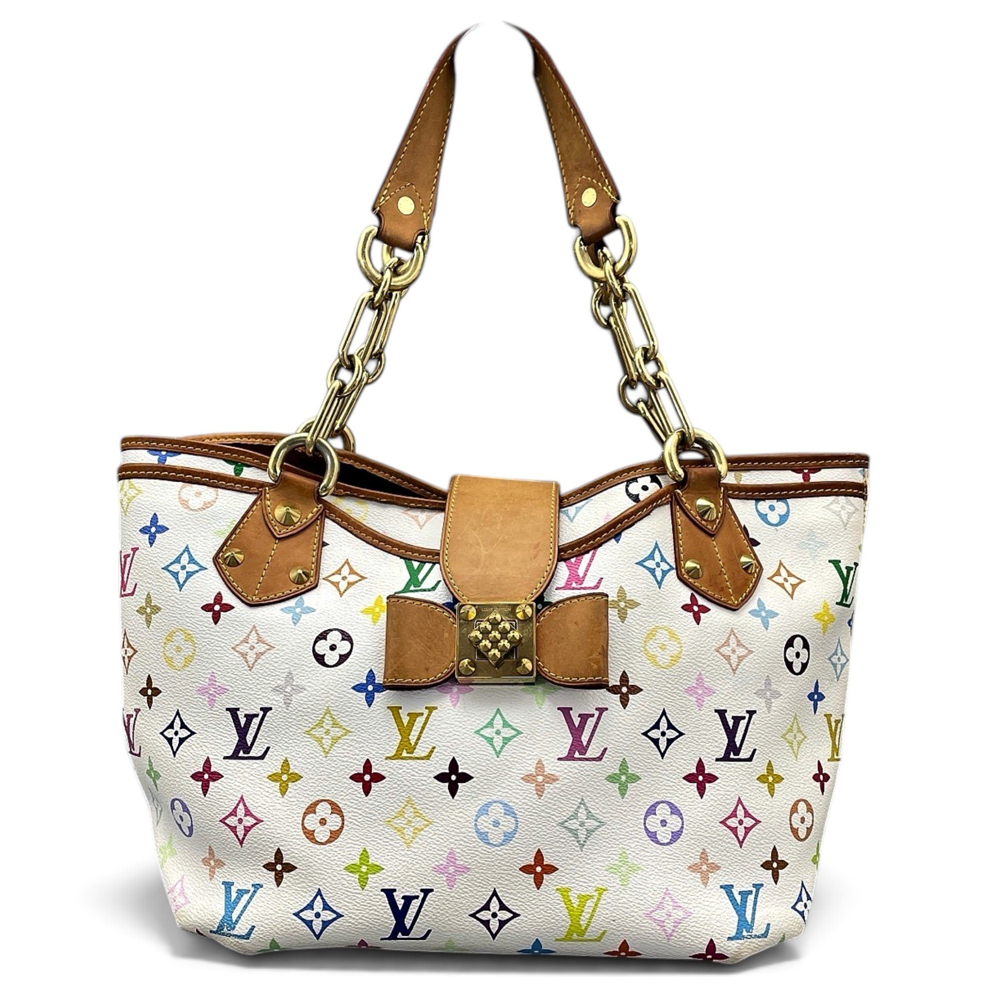 Eye love you leather tote