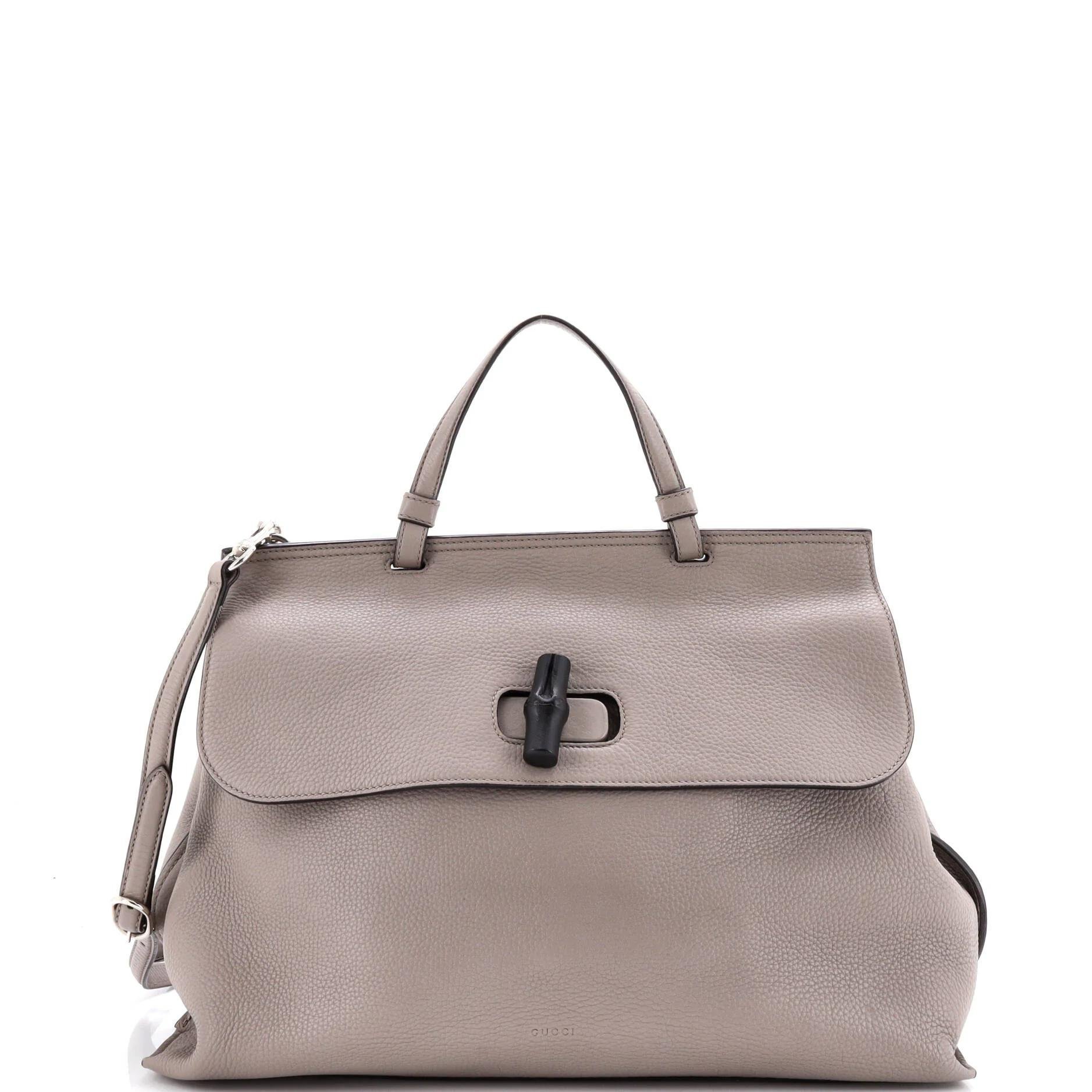 Bamboo Daily Top Handle leather handbag