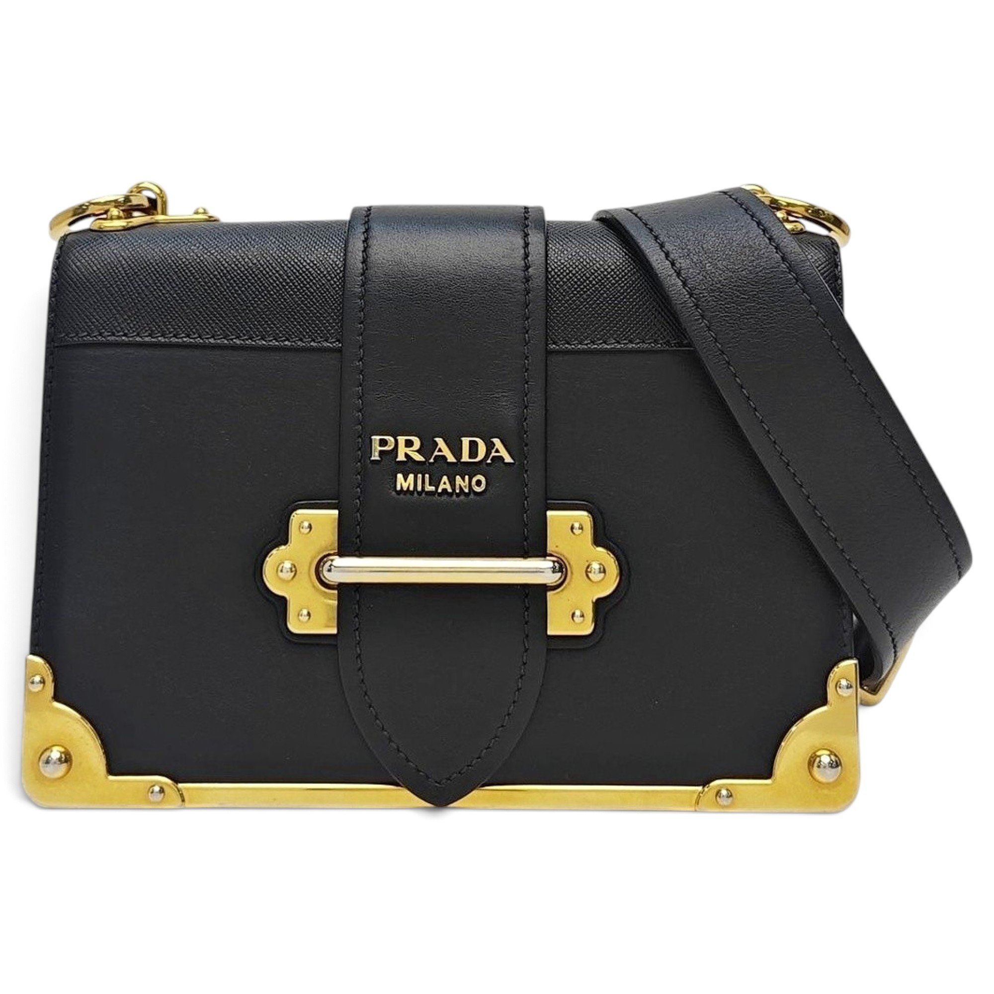 Cahier leather handbag