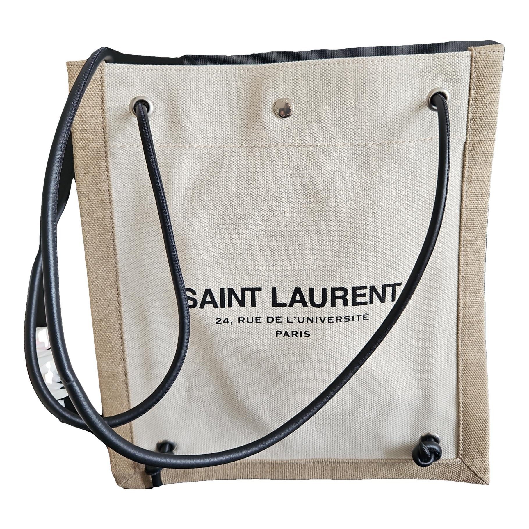 Rive Gauche cloth handbag