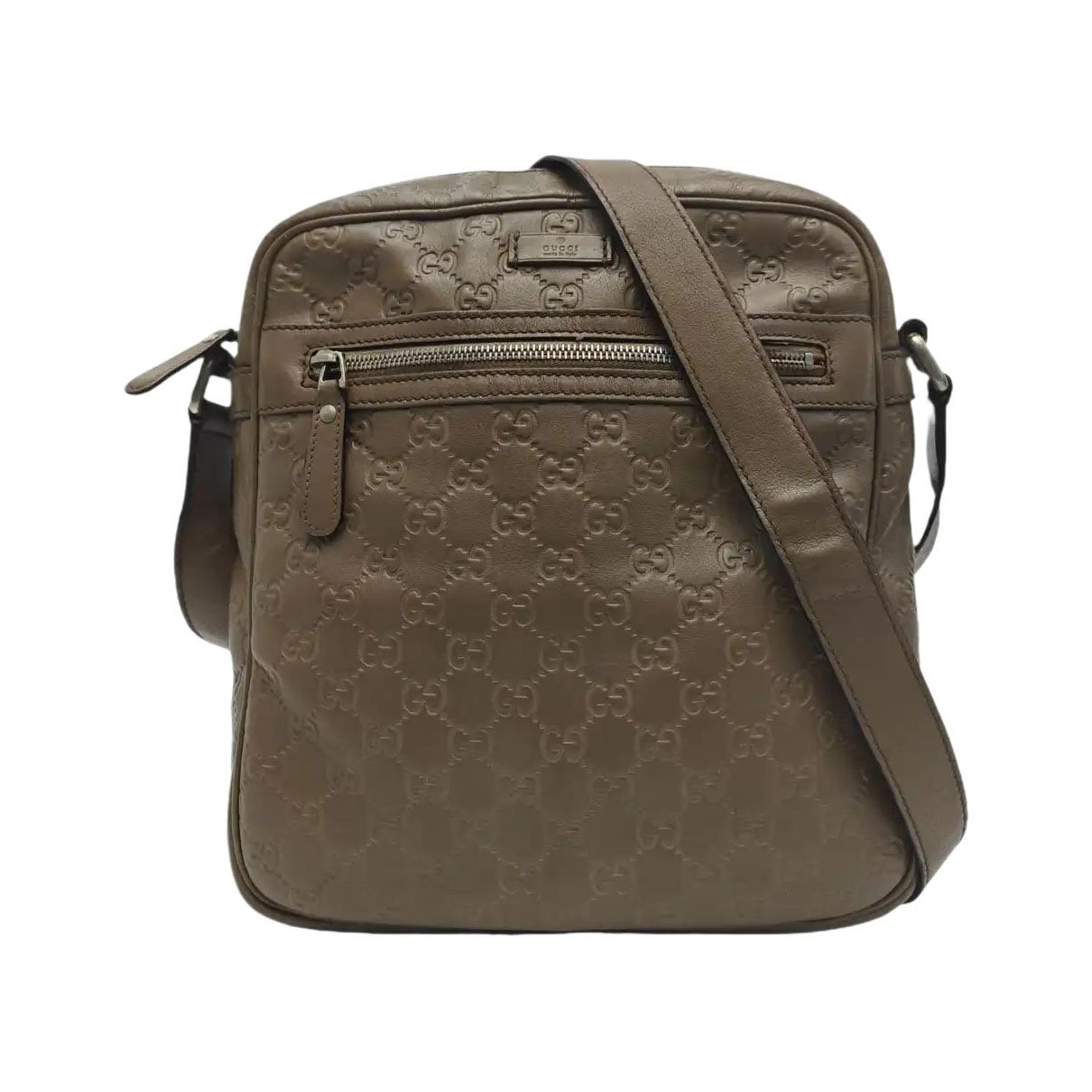 Leather crossbody bag