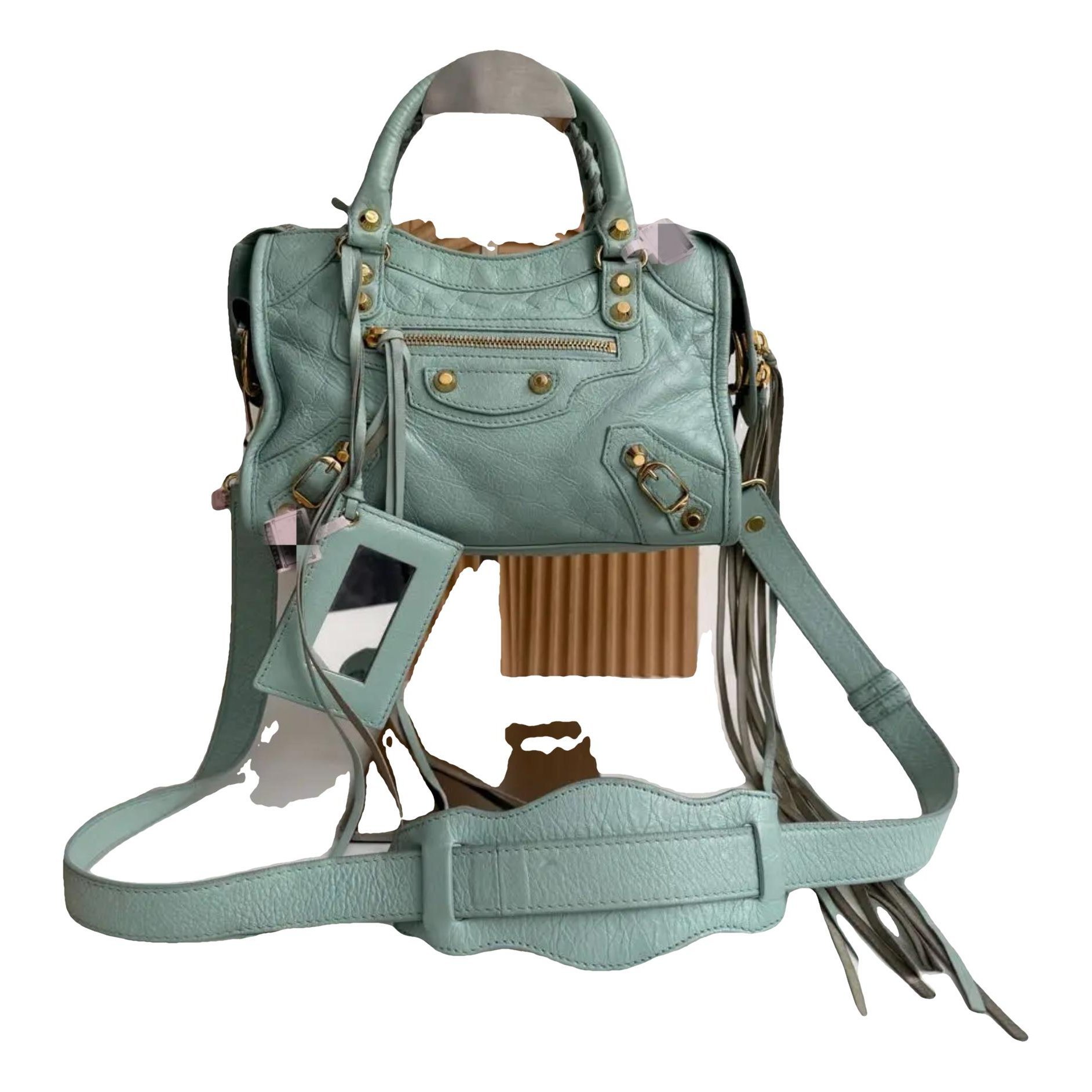 Leather handbag