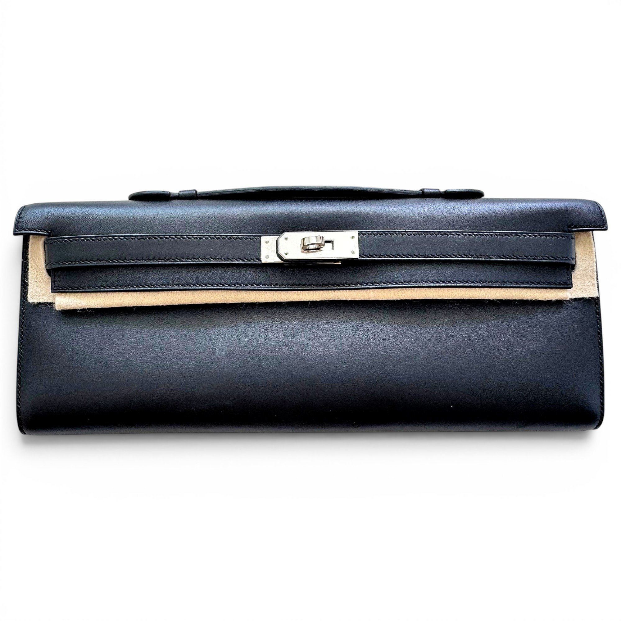 Hermes Kelly Handbag Black Swift Leather 2018