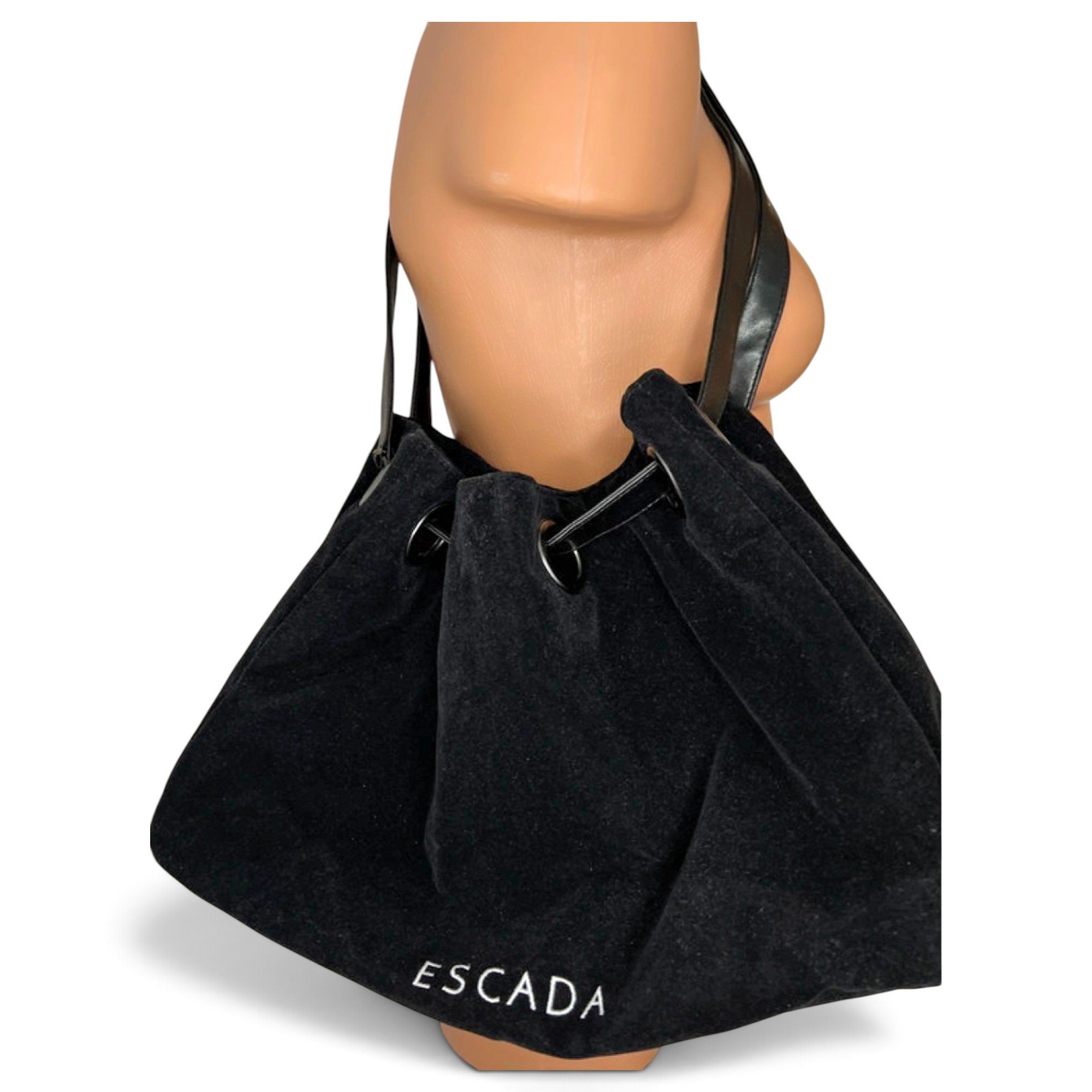 Velvet handbag