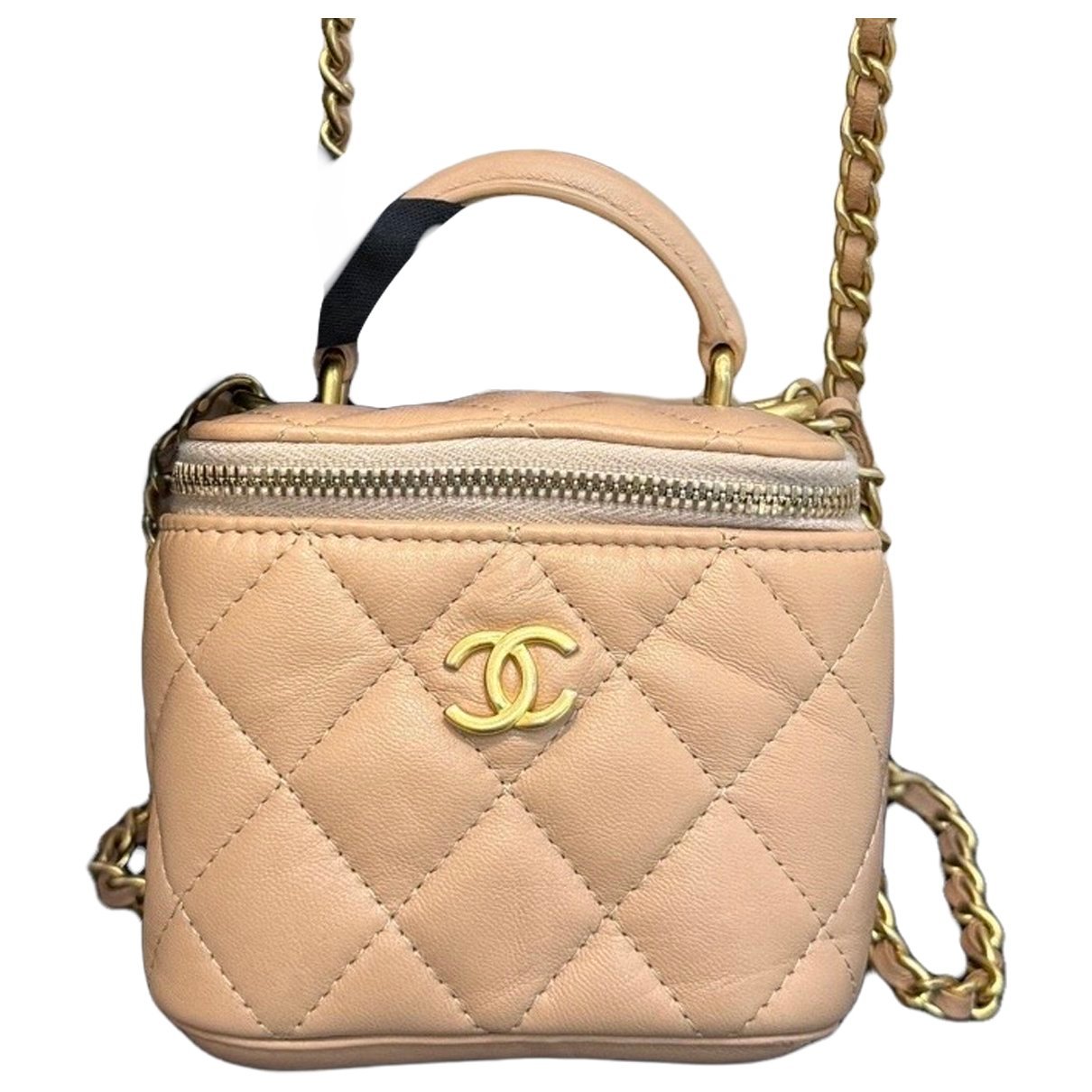 Trendy CC Vanity leather handbag