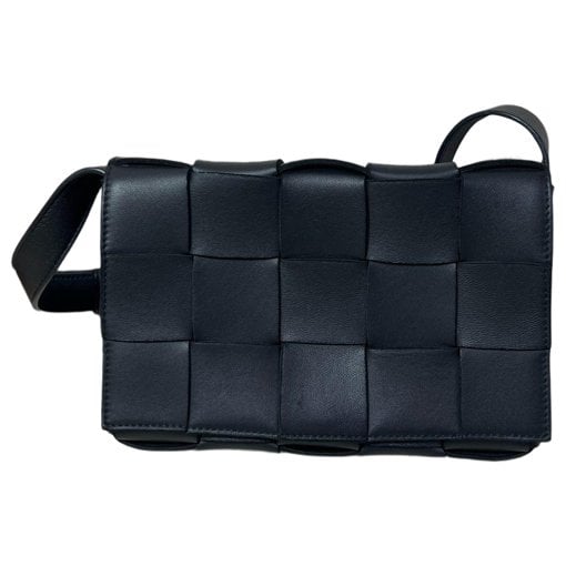 Cassette leather crossbody bag