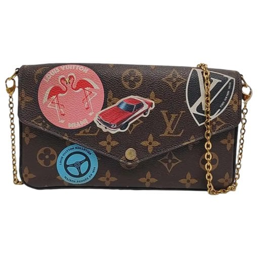 Félicie leather crossbody bag